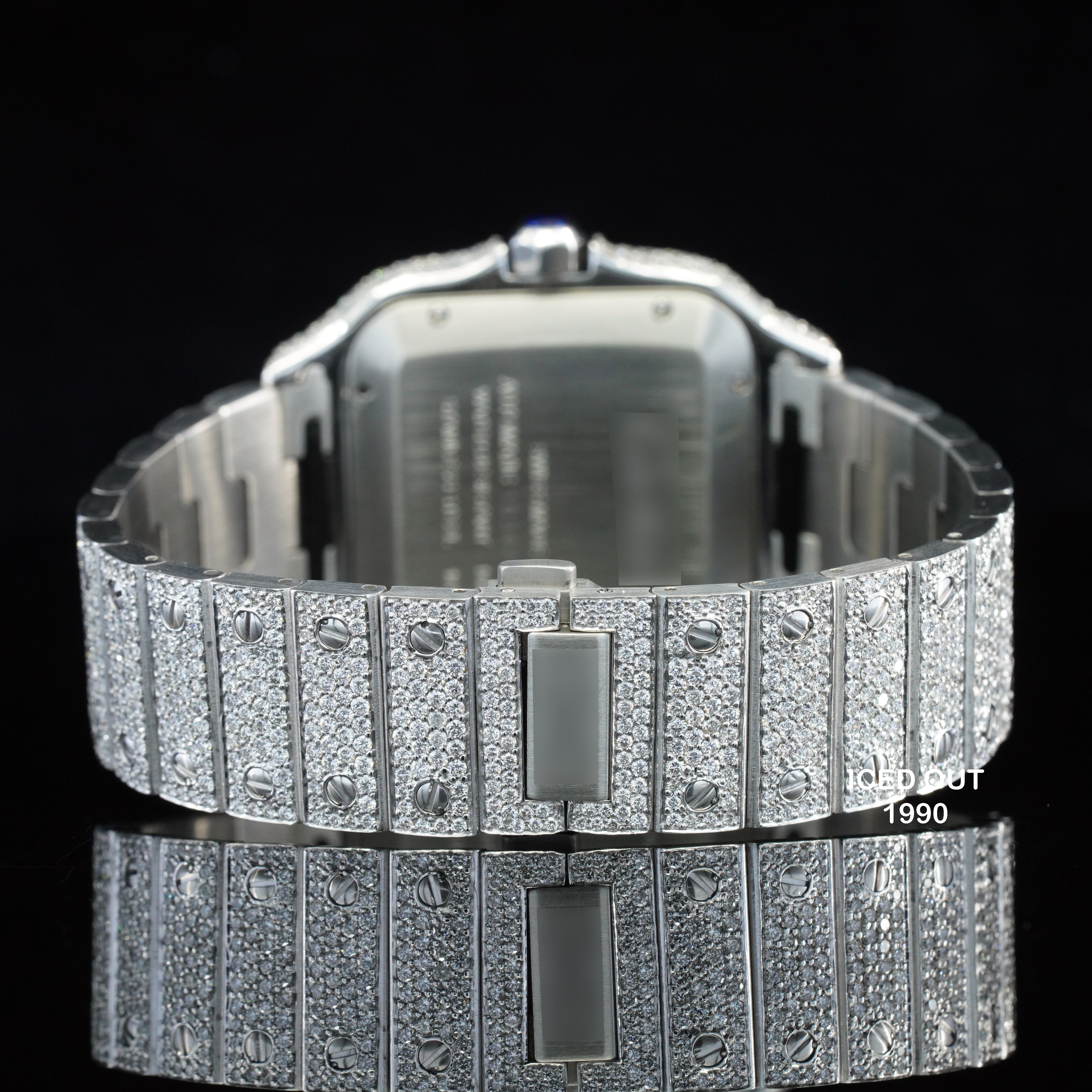 Amazing Fully Diamond Iced Out And Automatic Luxurious Moissanite Watch For Men