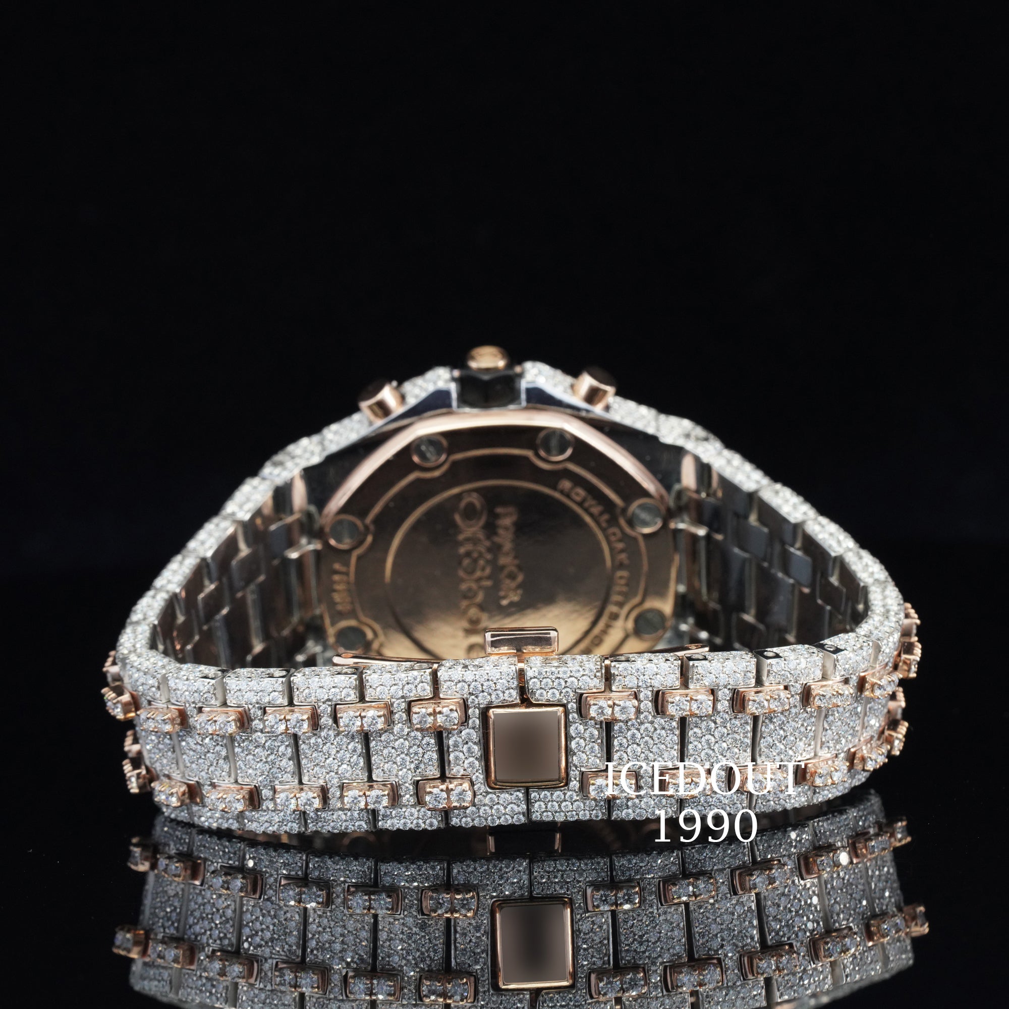 Totally Automatic Moissanite Diamond Fully Iced Out Limited Edition Wrist Watch For Men