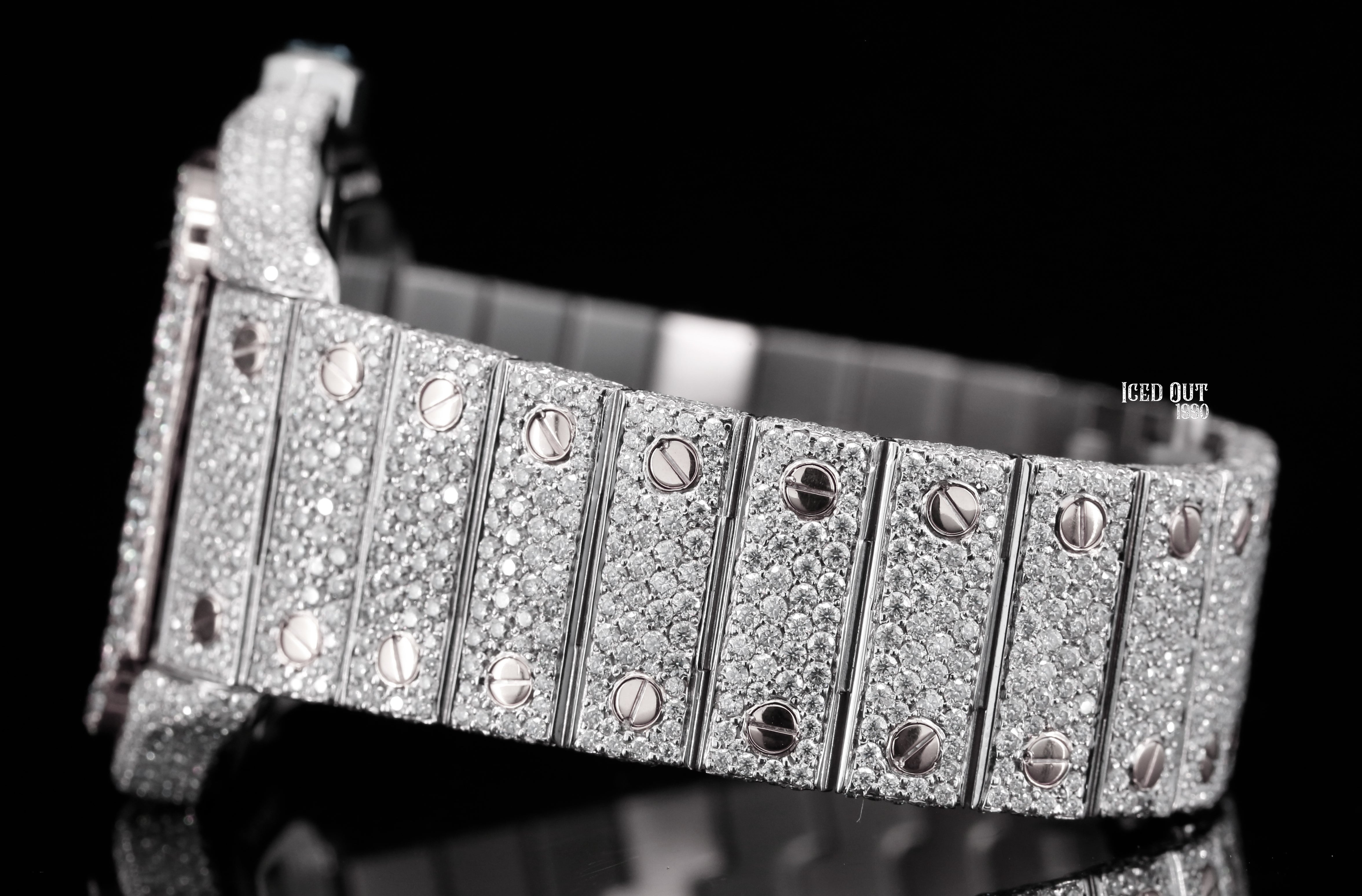 Beautiful Luxuries Moissanite Iced Out Watch Skeleton