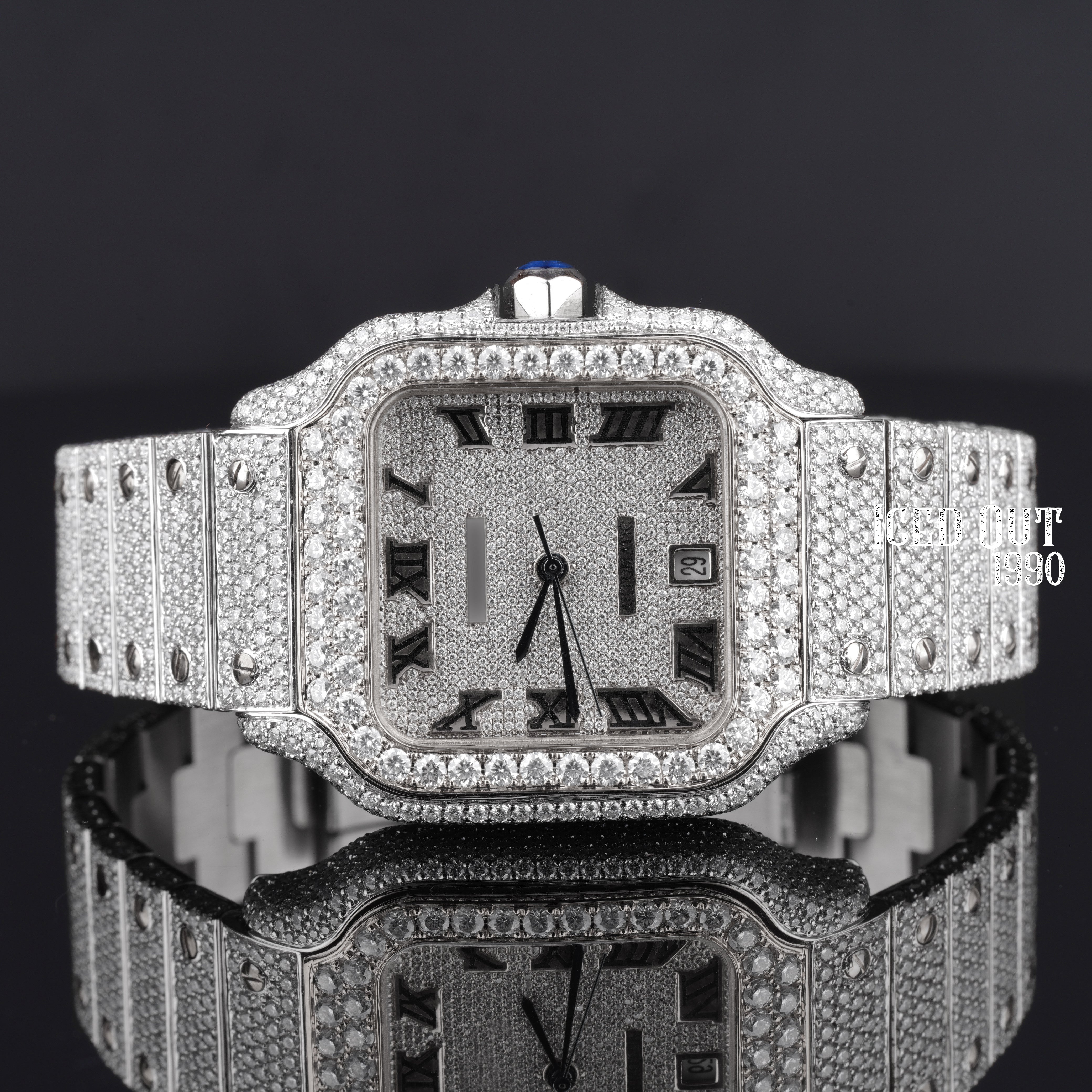 Best Iced Out Moissanite Diamond Hip Hop Watch