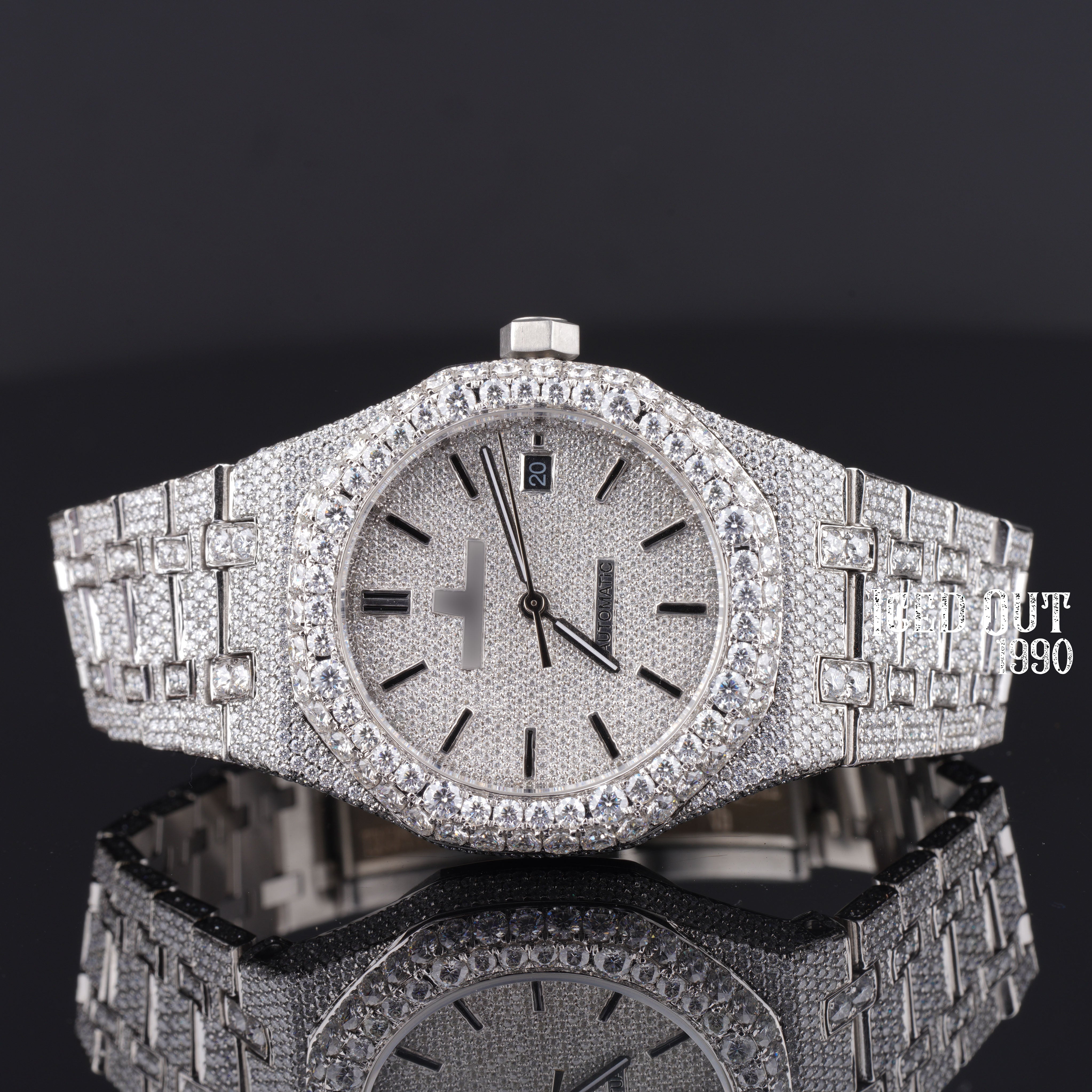 Moissanite Iced Out Hip Hop Watch For Men