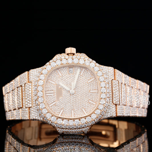 Fully Hip Hop Moissanite Iced Out Watch