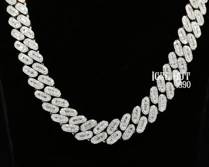 27 Carat Moissanite Diamond Iced Out Hip Hop Chain