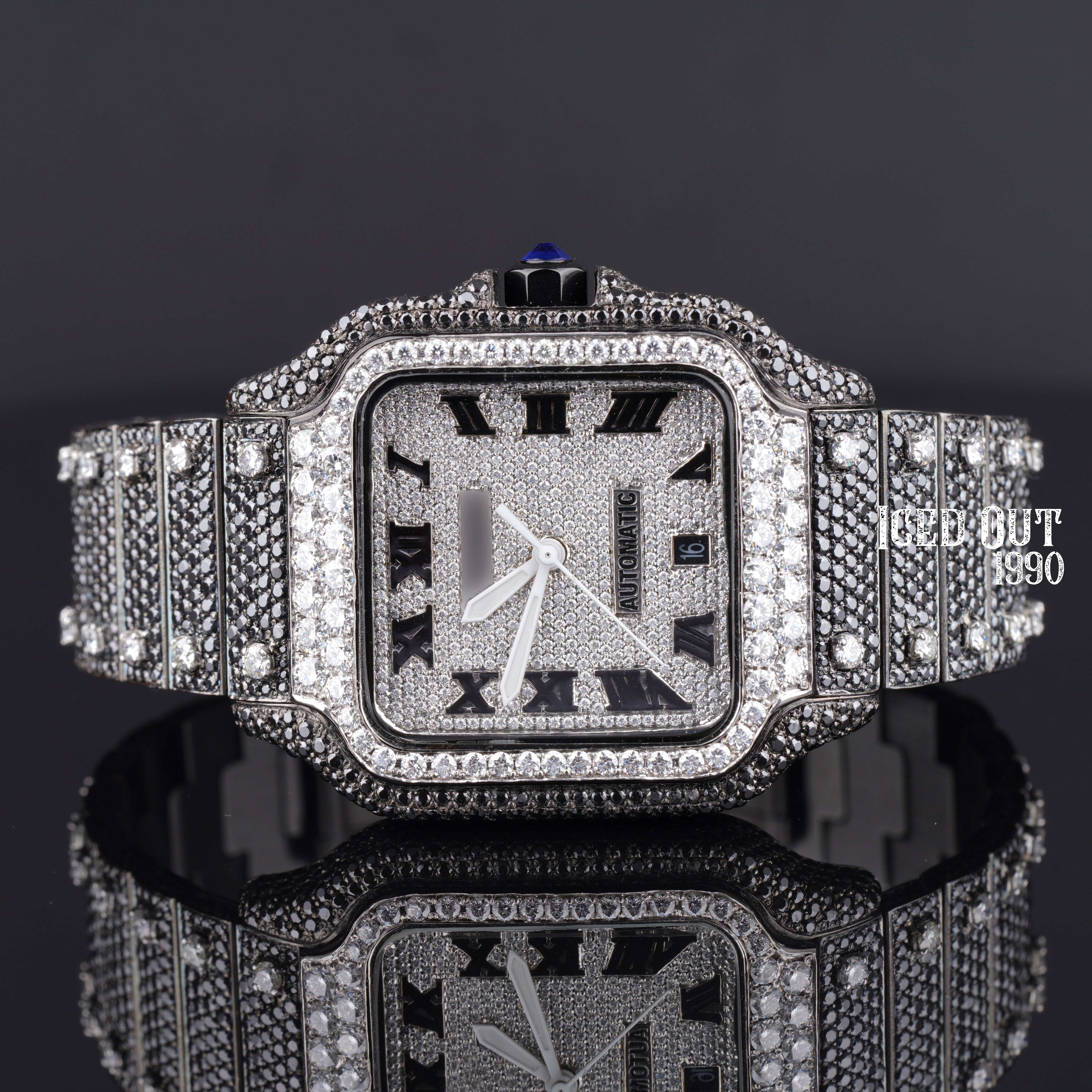 Moissanite Iced Out Hip Hop Watch For Men