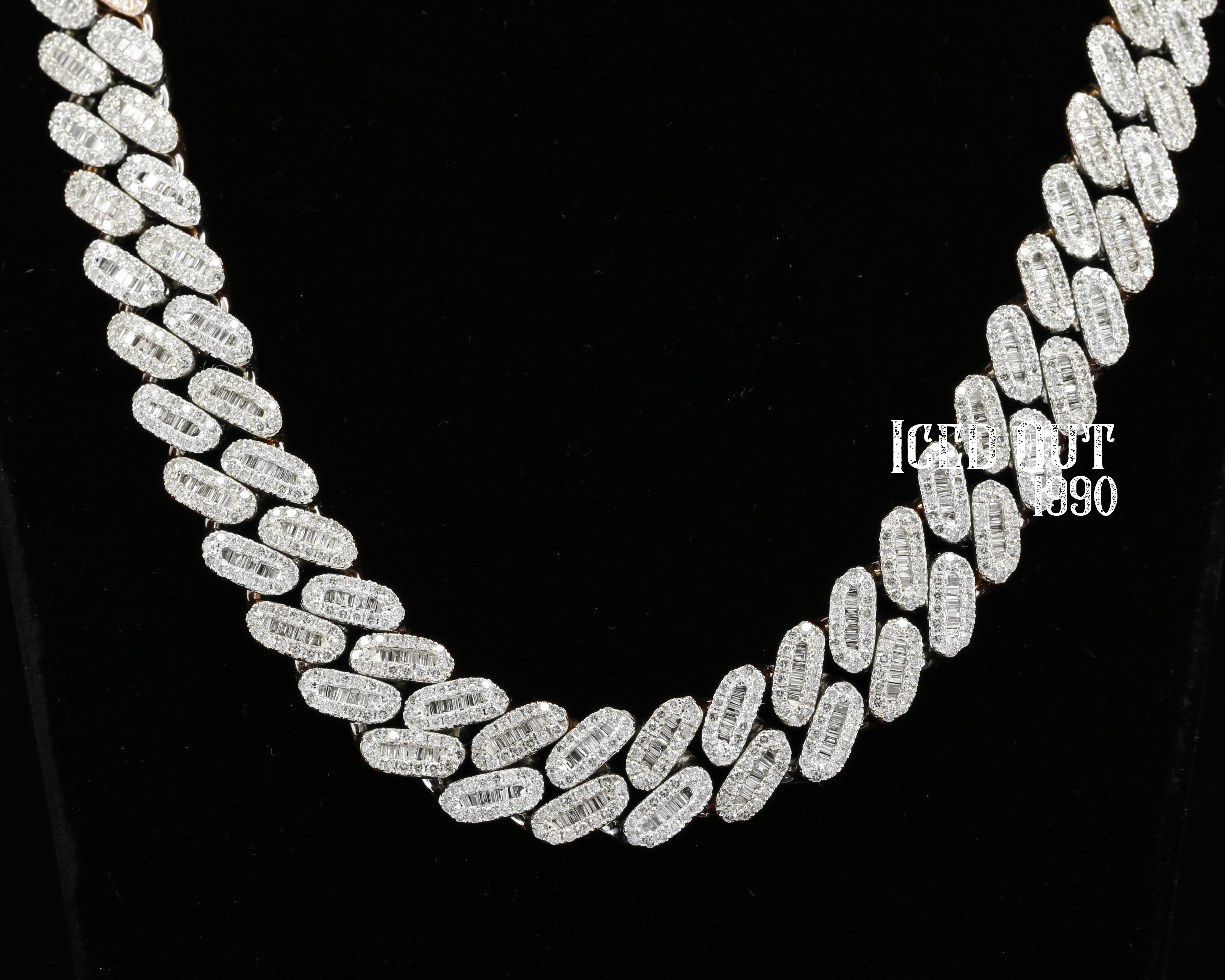 27 Carat Moissanite Diamond Iced Out Hip Hop Chain