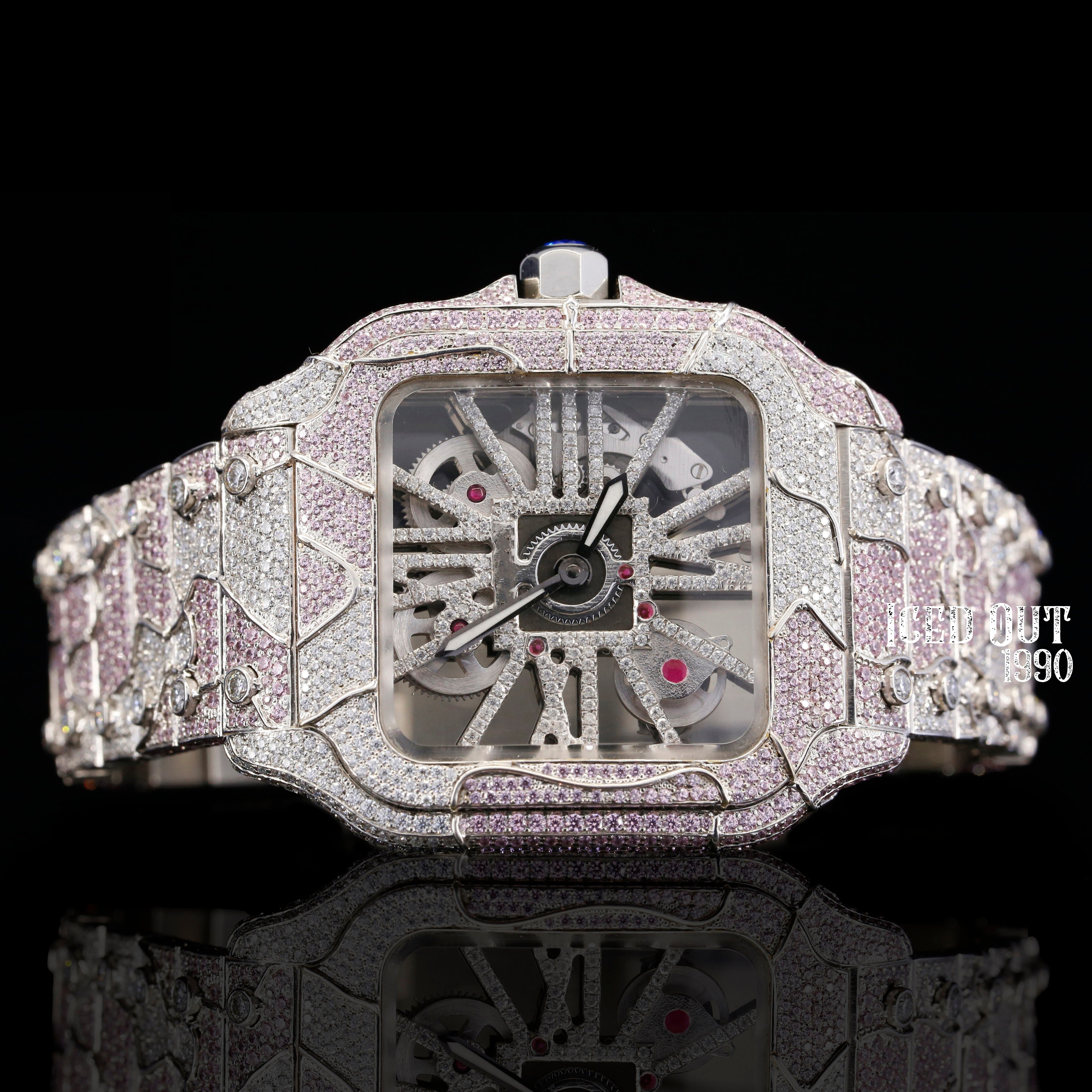 Moissanite Iced Out Hip Hop Watch For Men