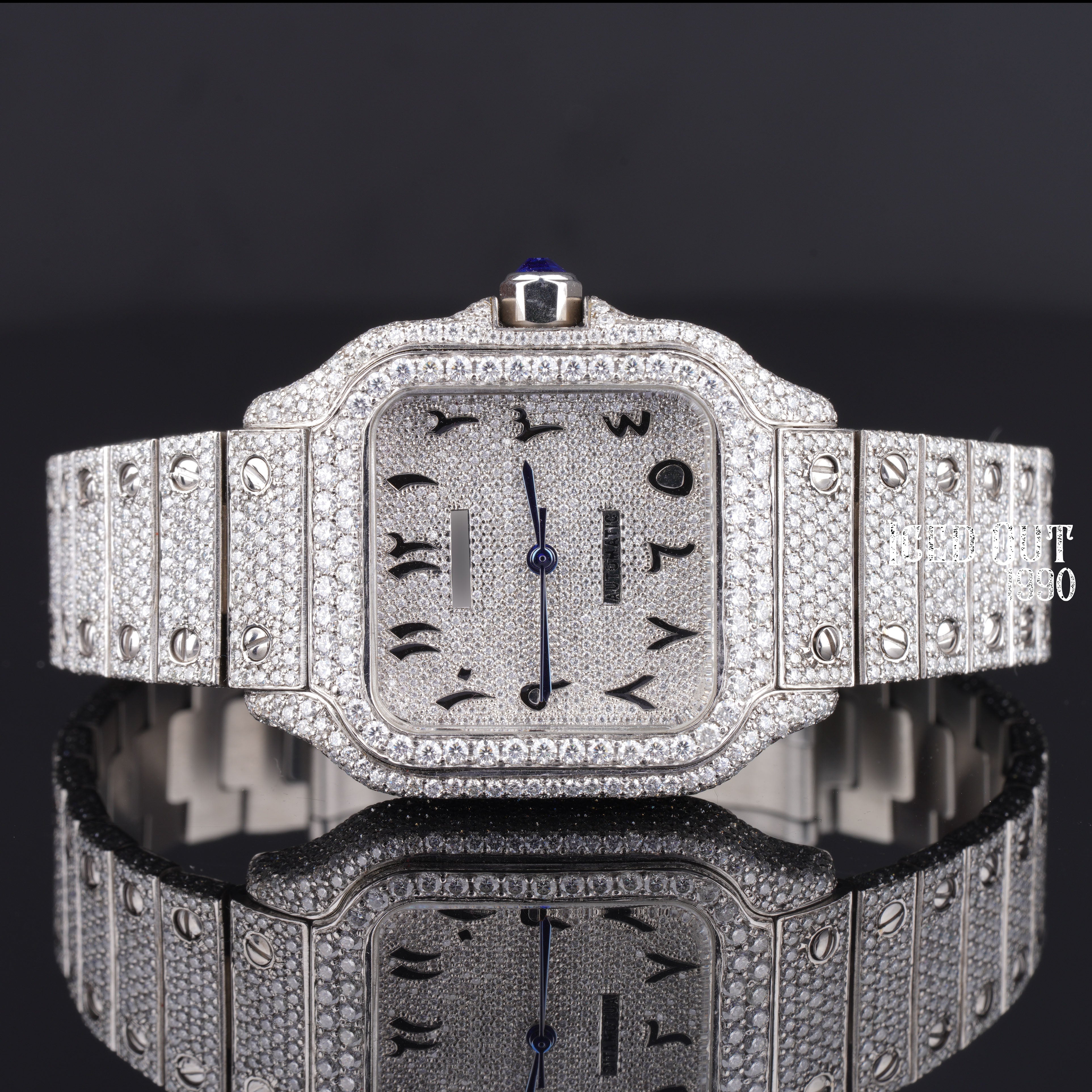 Moissanite Iced Out Hip Hop Watch For Men