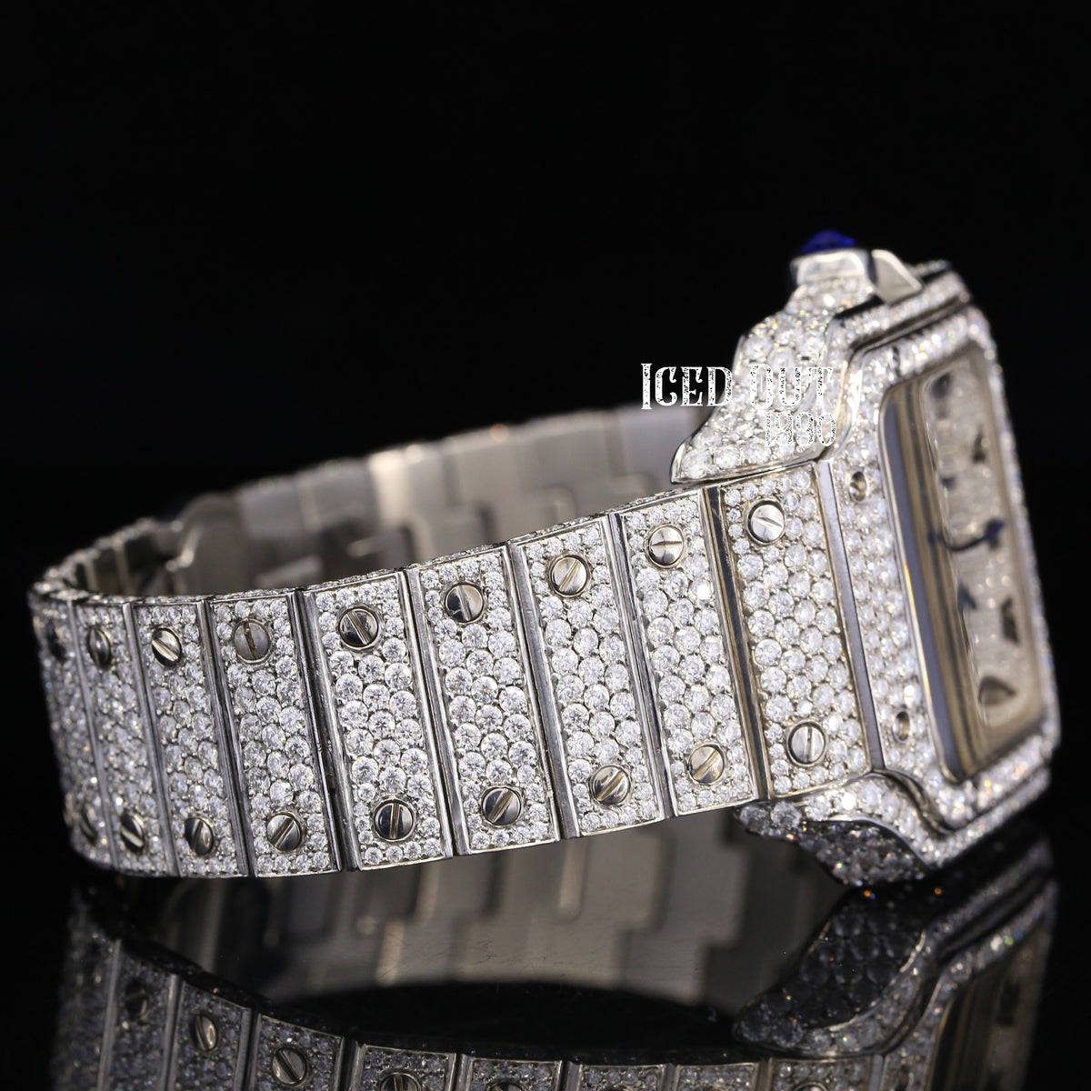 Best Rappers Watch Moissanite Watch Hip Hop Iced Out Rapper Watch – icedout1990.com