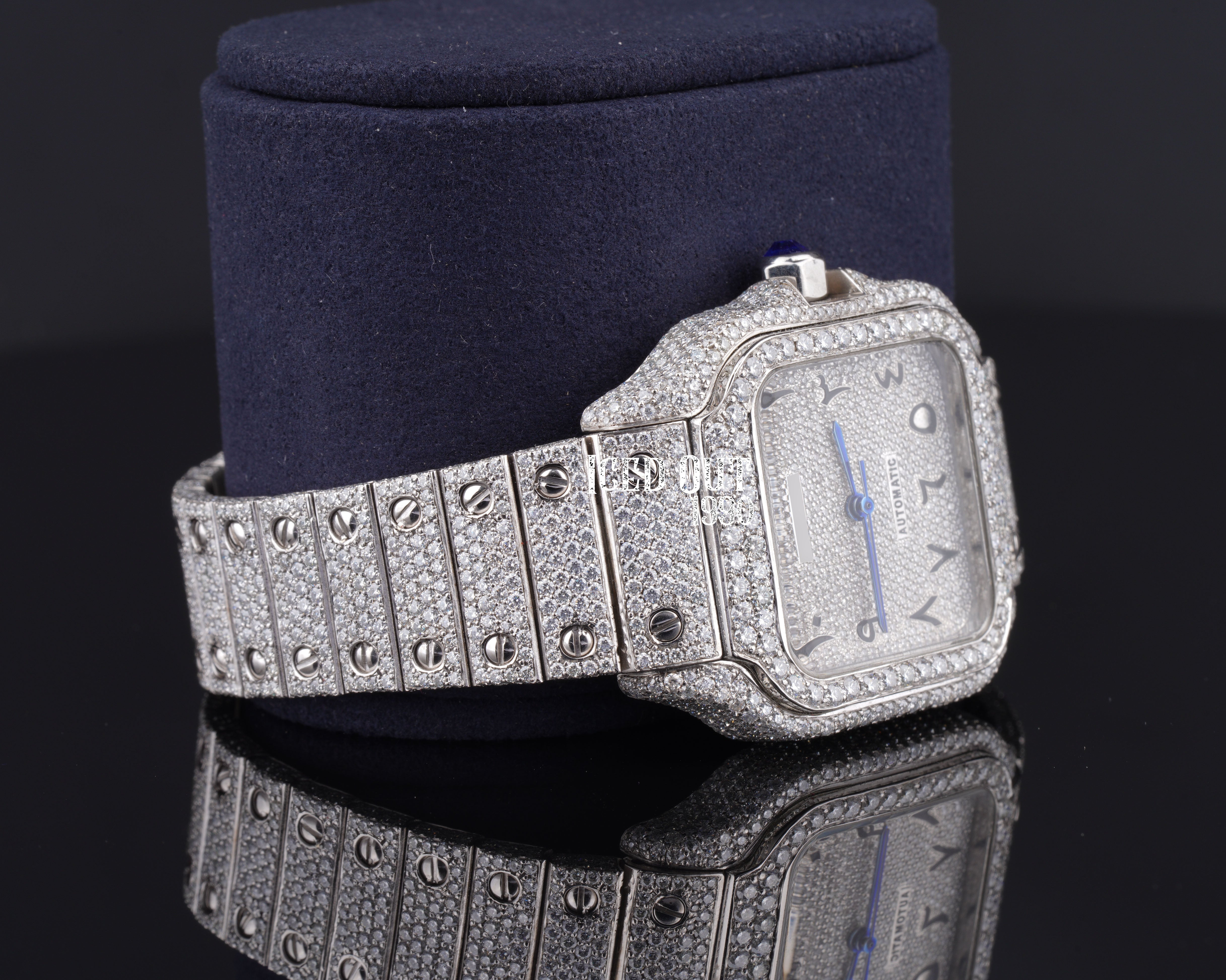 Moissanite Iced Out Hip Hop Watch For Men