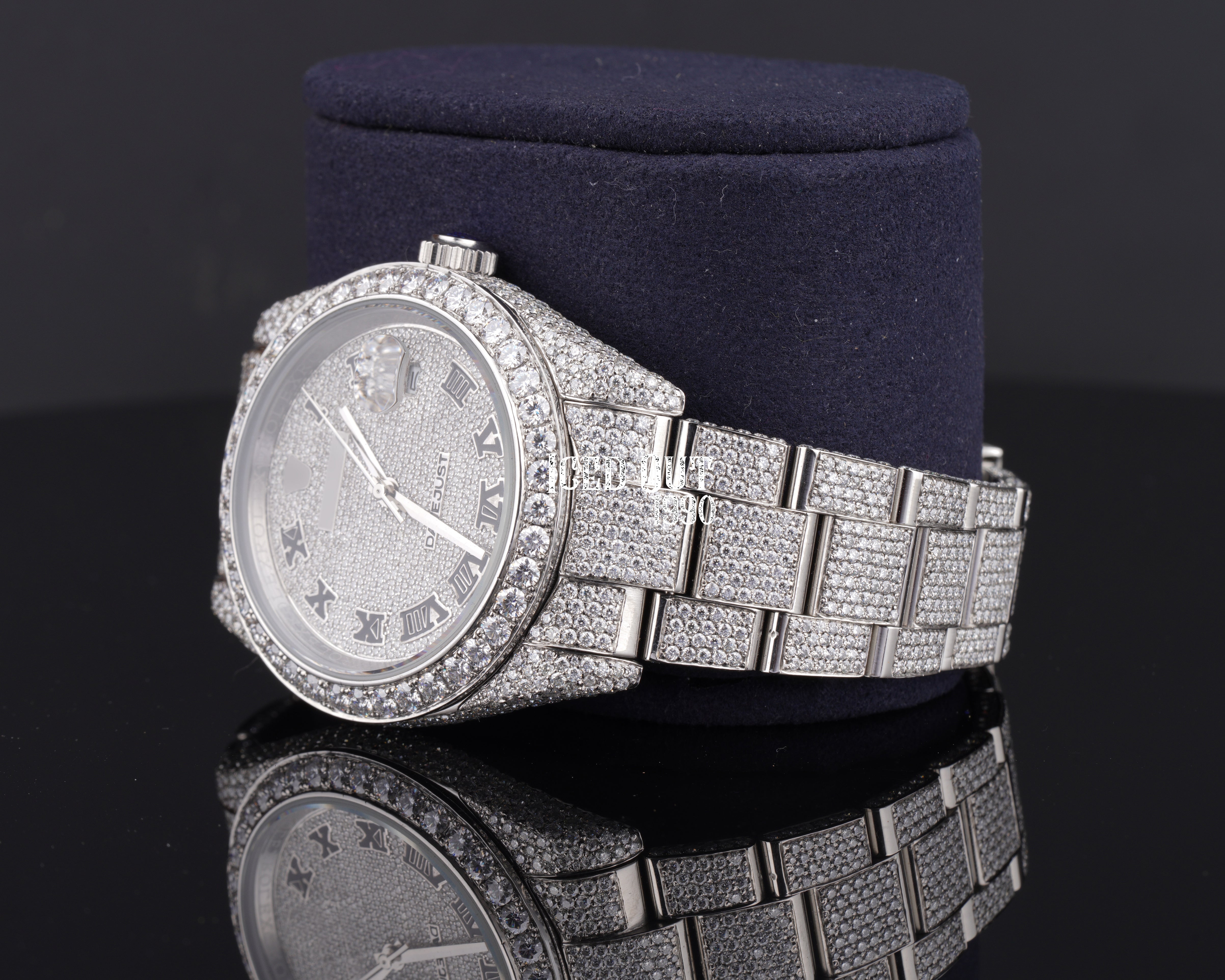 Moissanite Iced Out Hip Hop Watch For Men