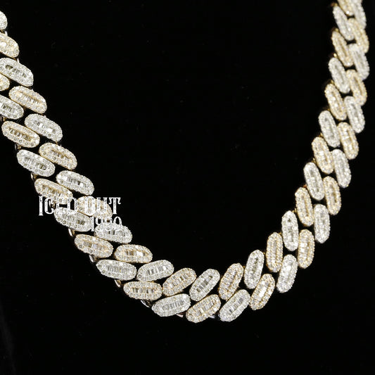 27 Carat Moissanite Diamond Iced Out Hip Hop Chain