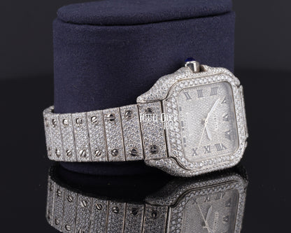 Moissanite Iced Out Hip Hop Watch For Men