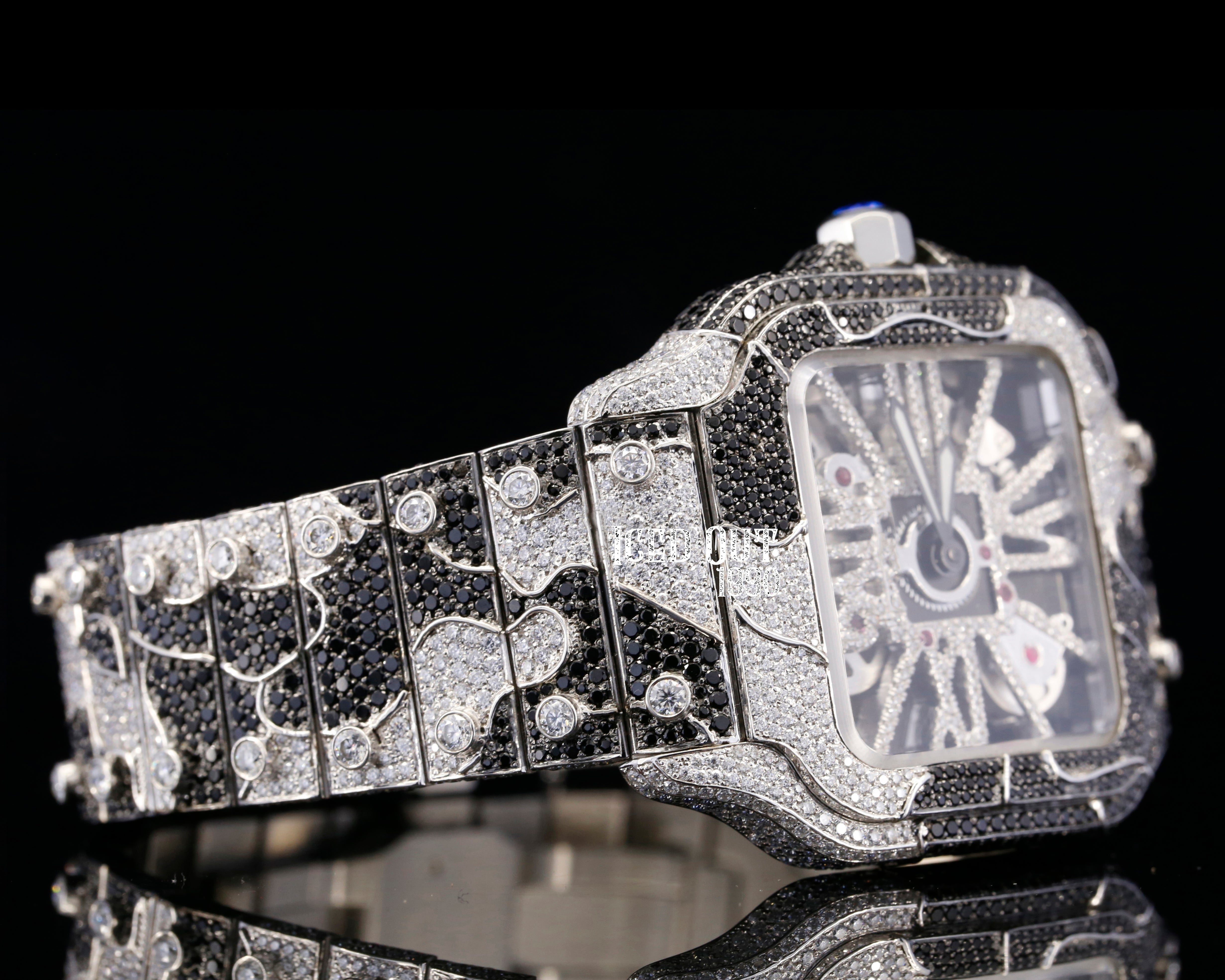 Moissanite Iced Out Hip Hop Watch For Men