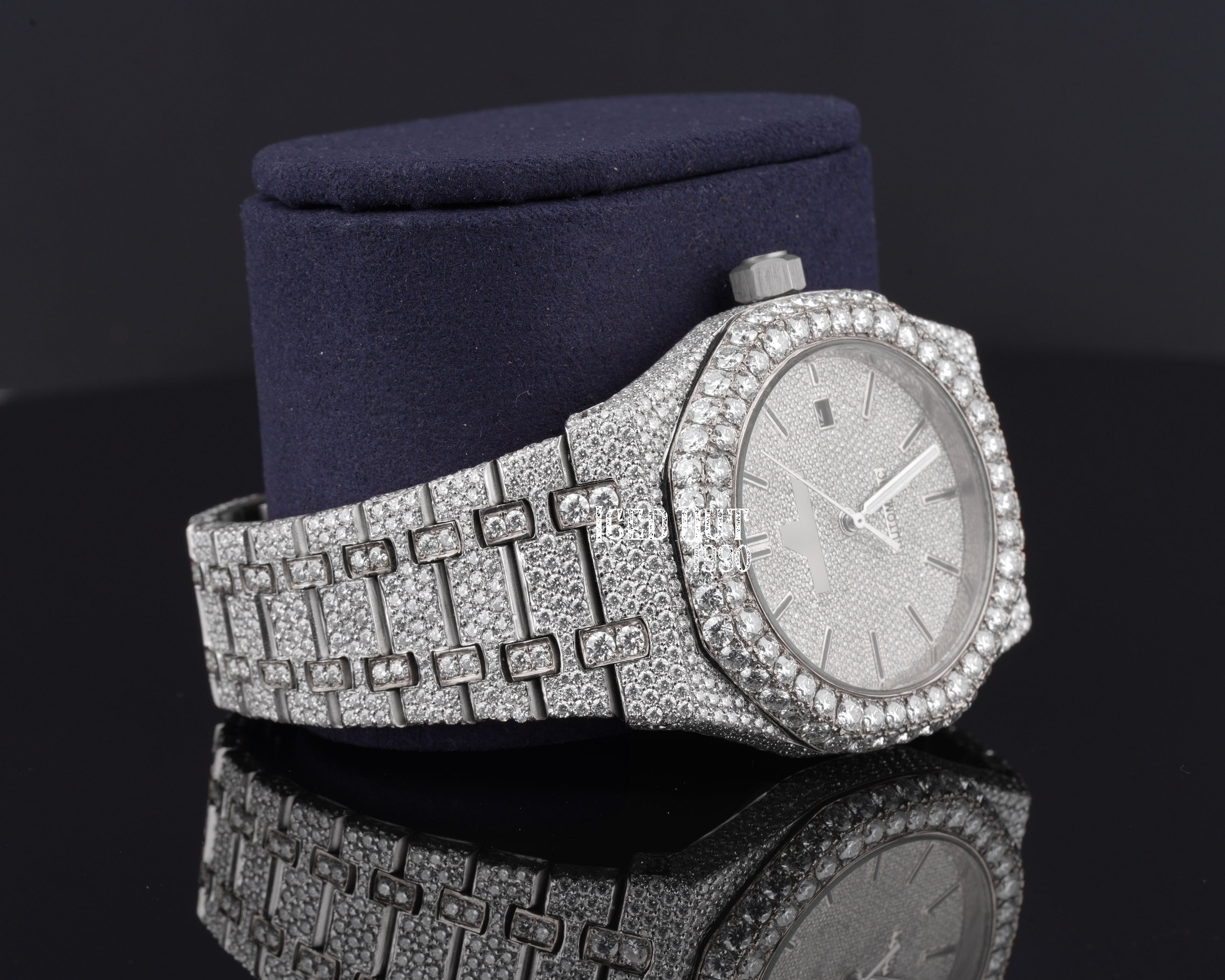 Luxuries Moissanite Diamond Hip Hop Iced Out Watch Two Tone Watch