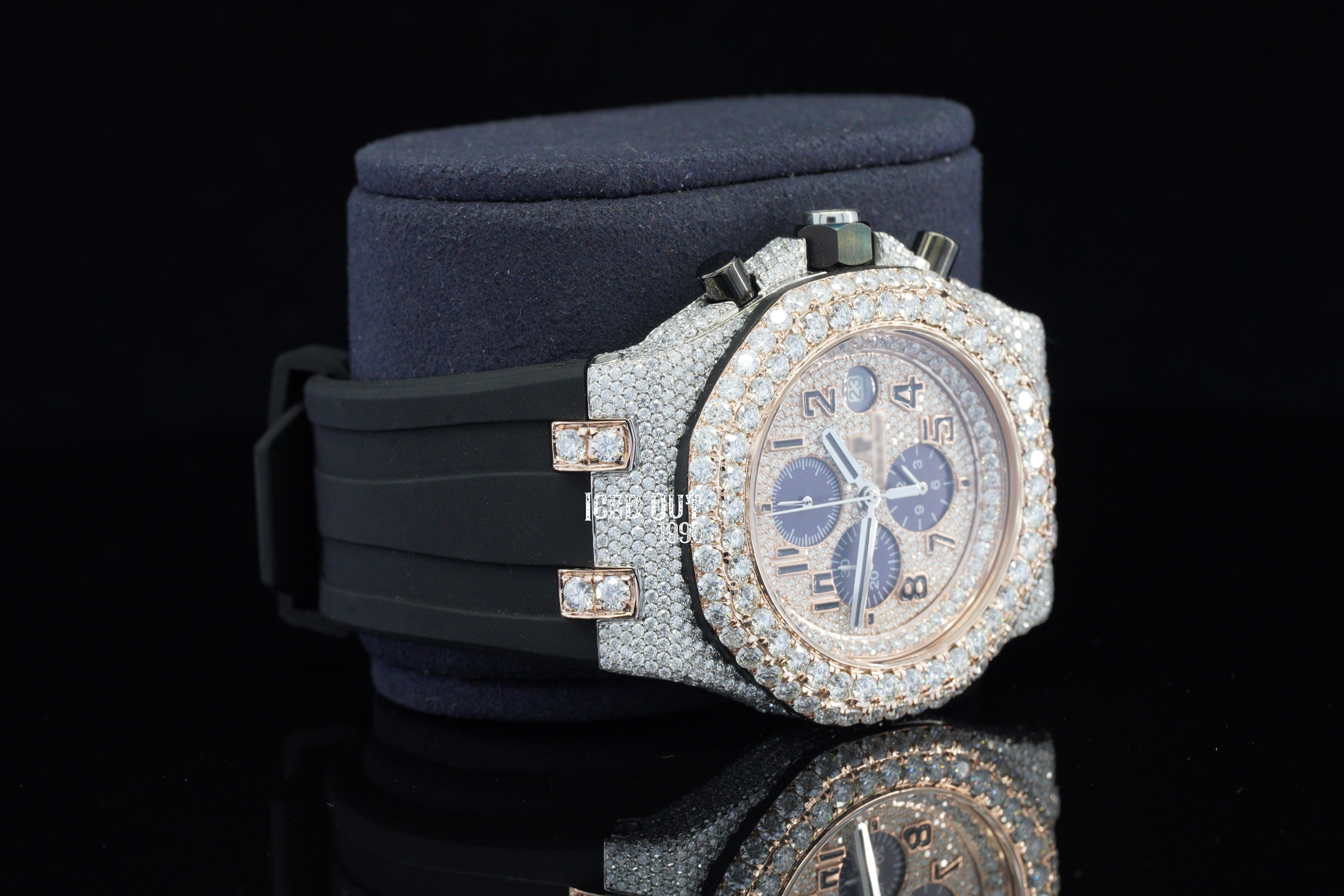 Moissanite Iced Out Hip Hop Watch For Men