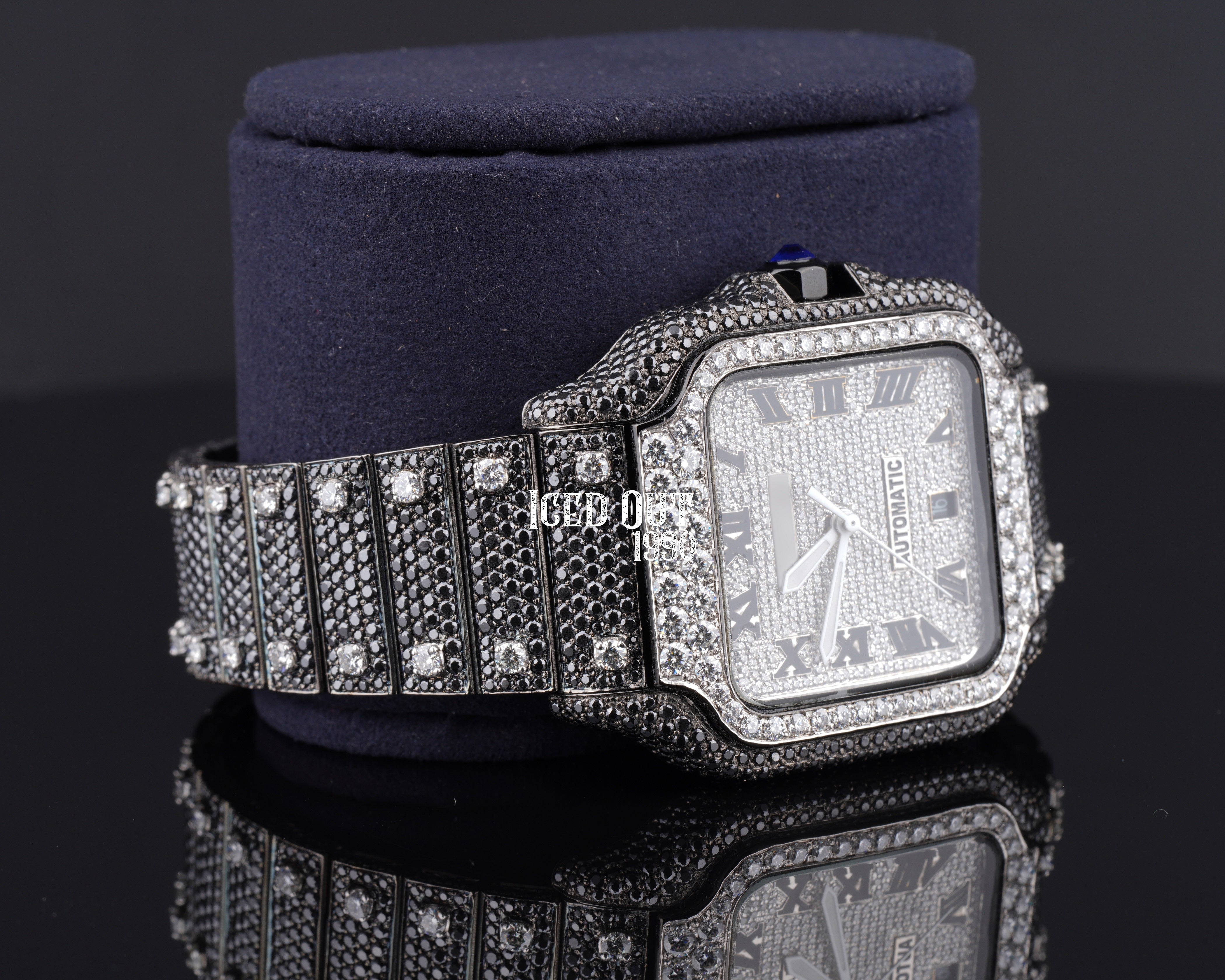 Moissanite Iced Out Hip Hop Watch For Men