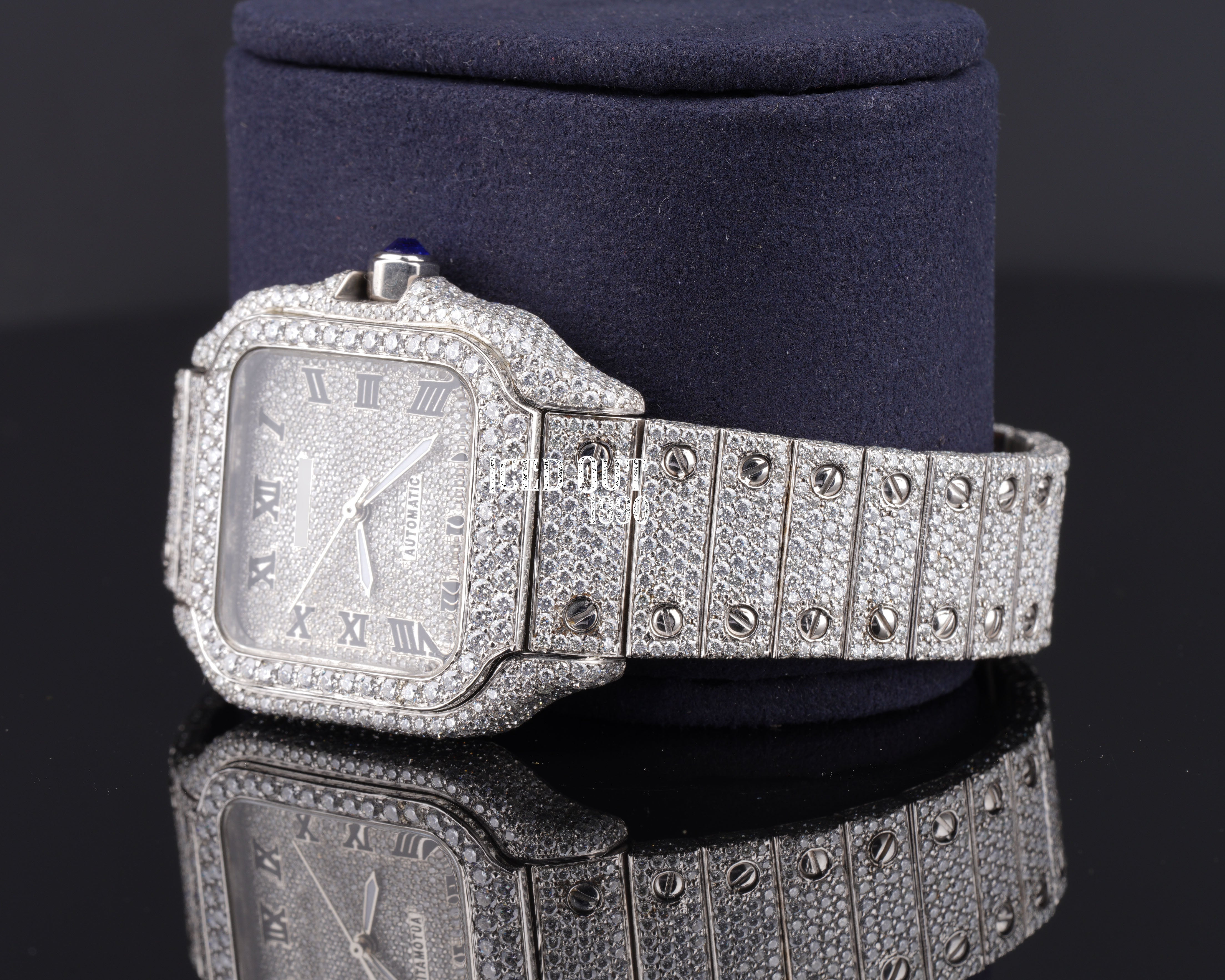 Moissanite Iced Out Hip Hop Watch For Men