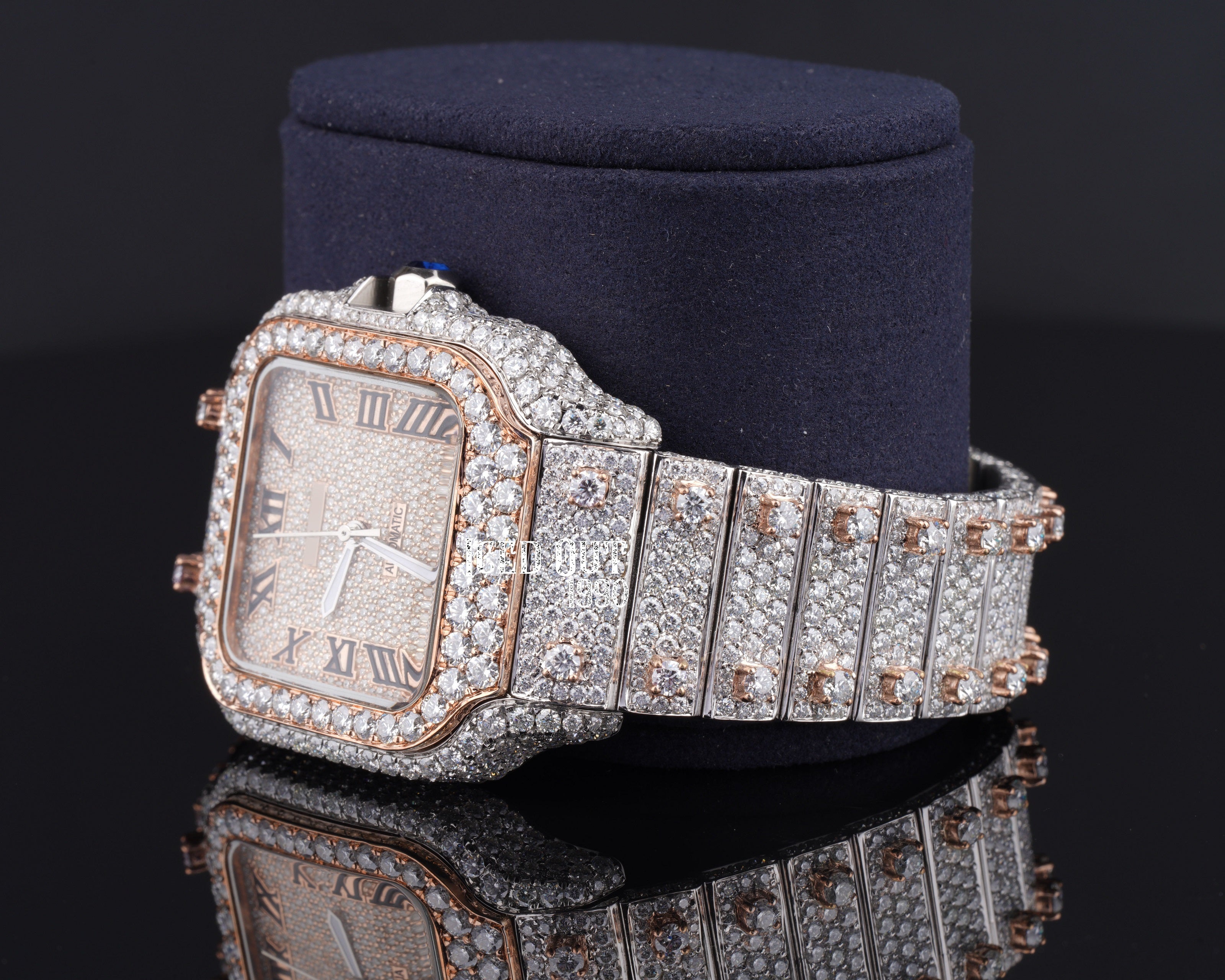 Automatic Moissanite Diamond Hip Hop Iced Out Watch