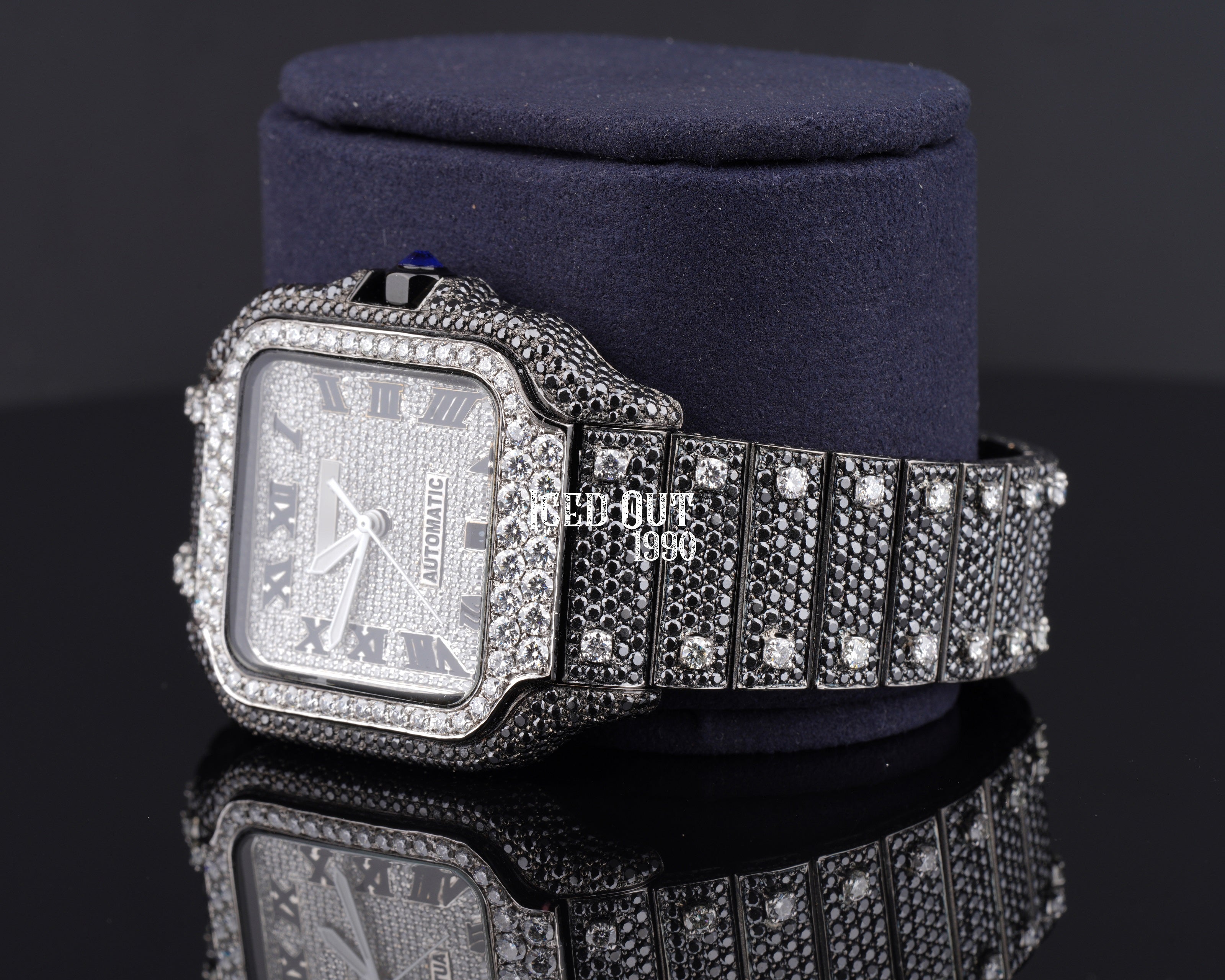 Moissanite Iced Out Hip Hop Watch For Men