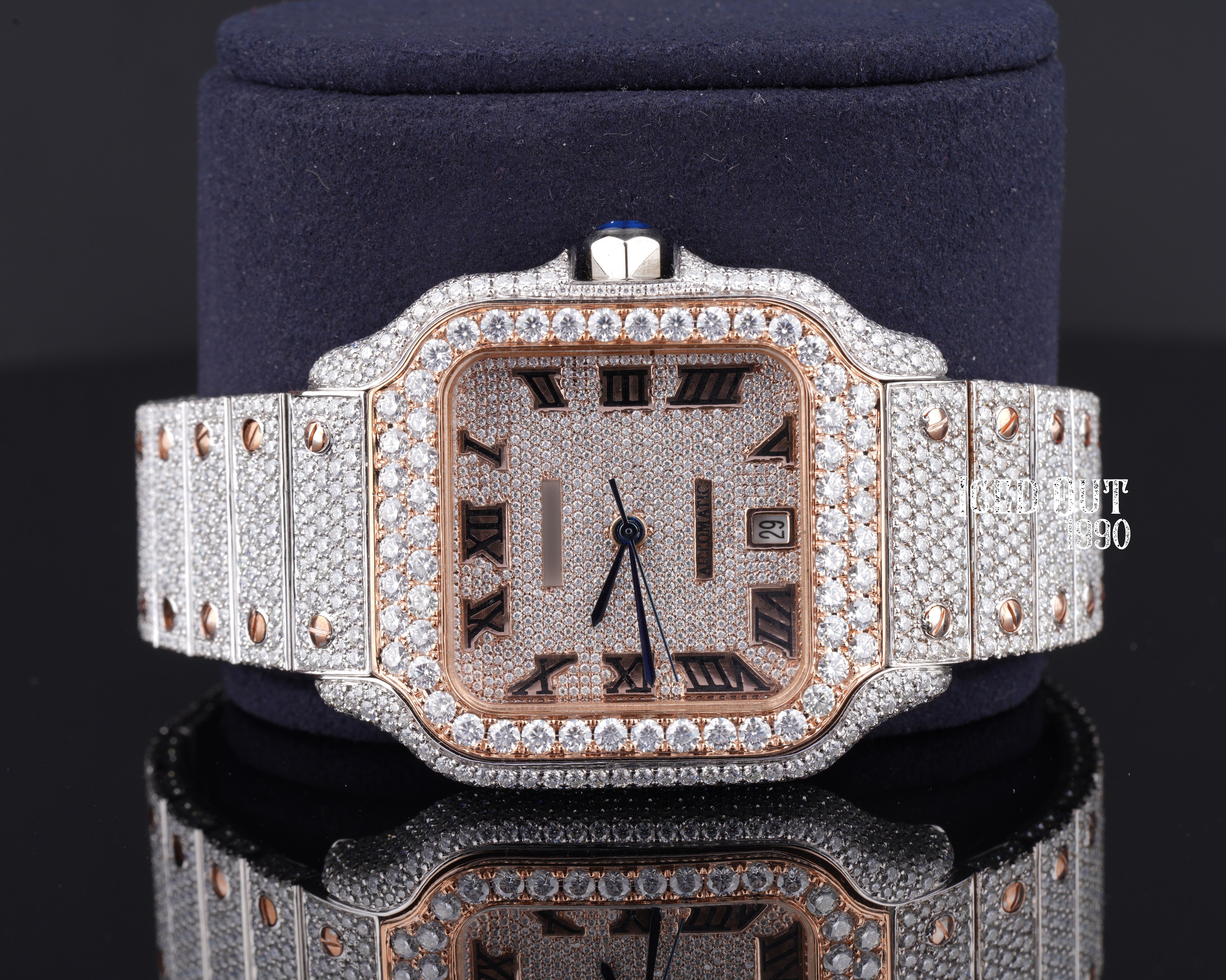 Best Iced Out Moissanite Diamond Hip Hop Watch