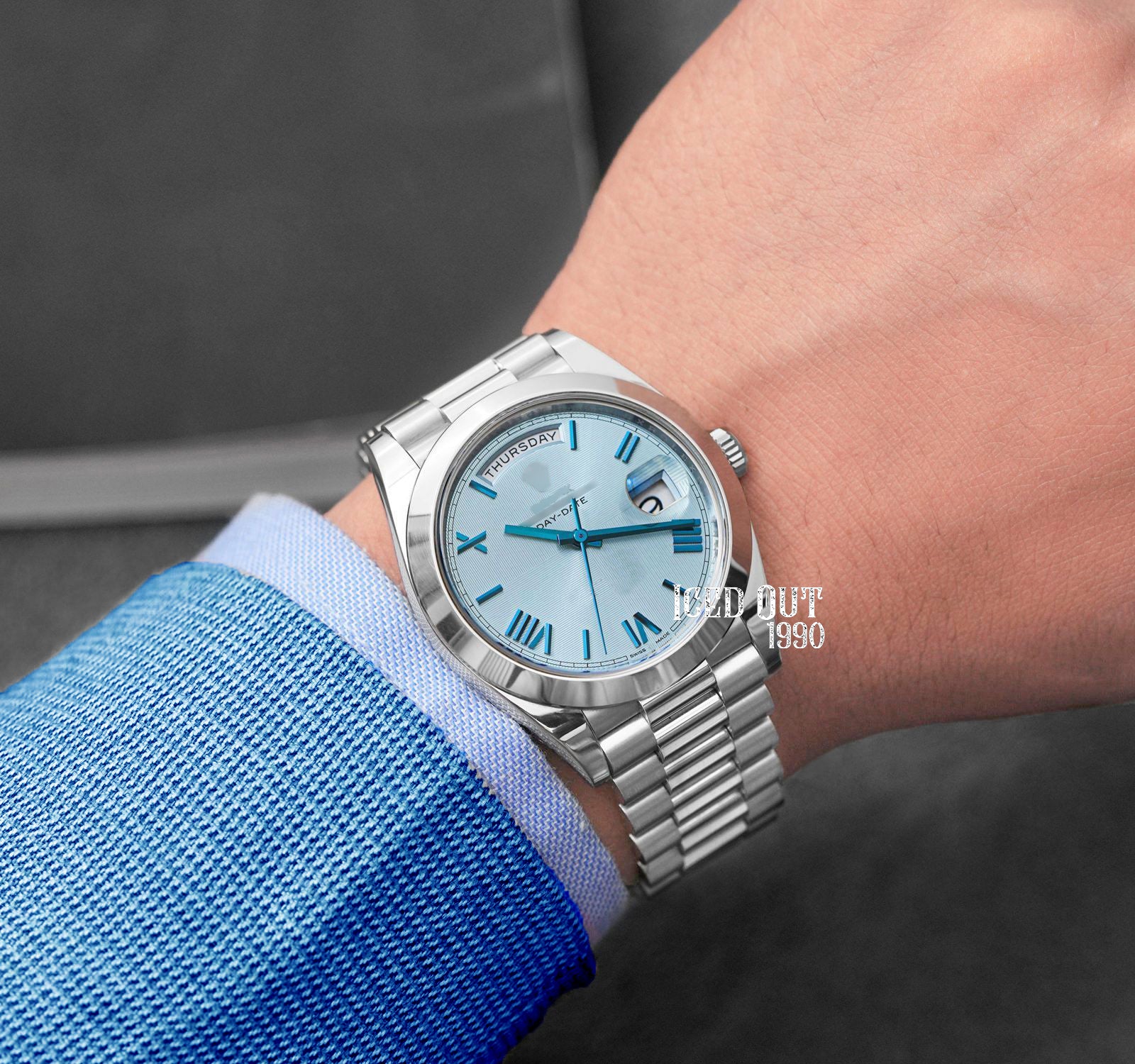 Stainless Steel Sapphire Crystal Glass Premium Watch