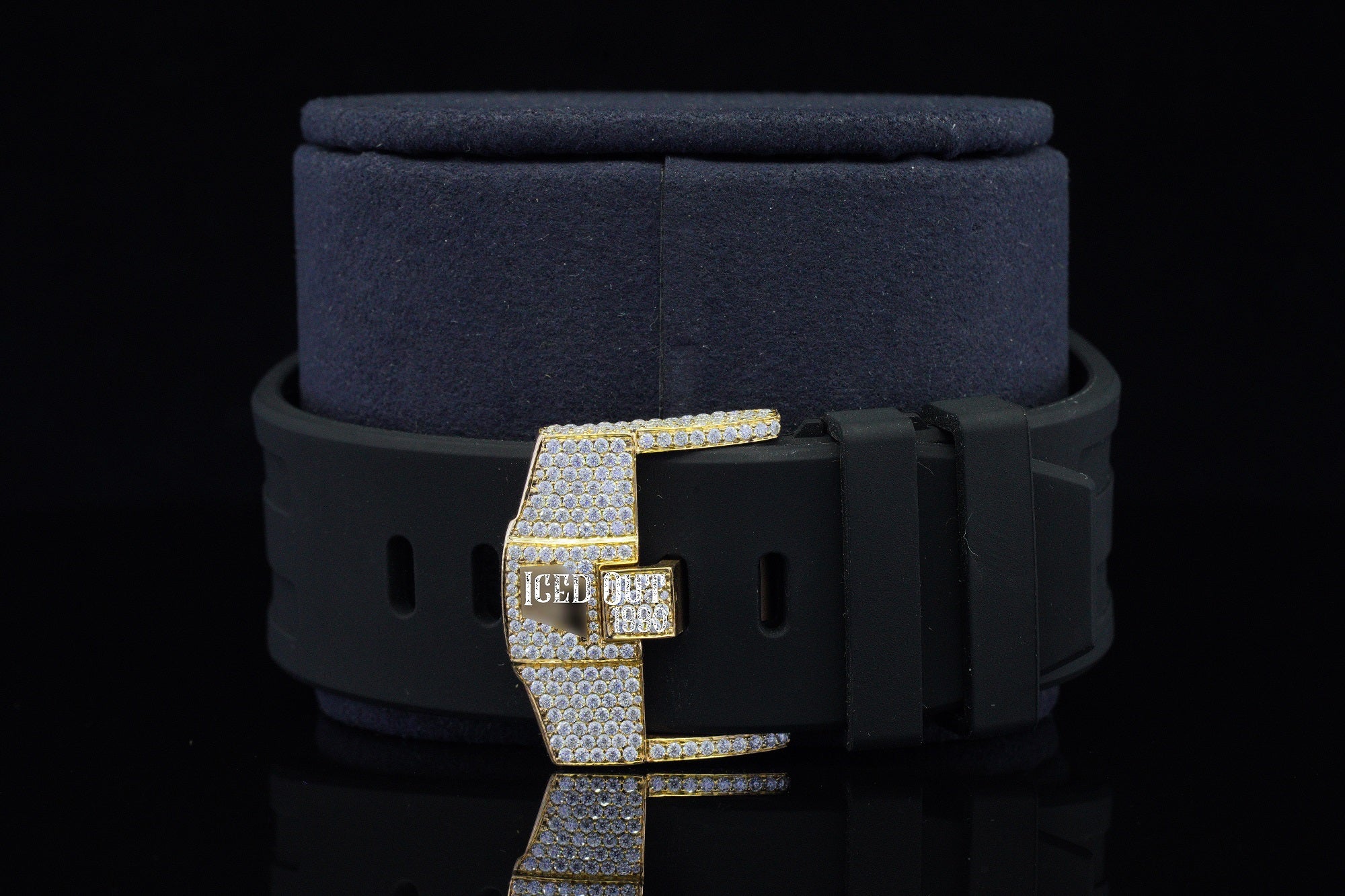 Chronograph Moissanite Diamond Hip Hop Iced Out Watch