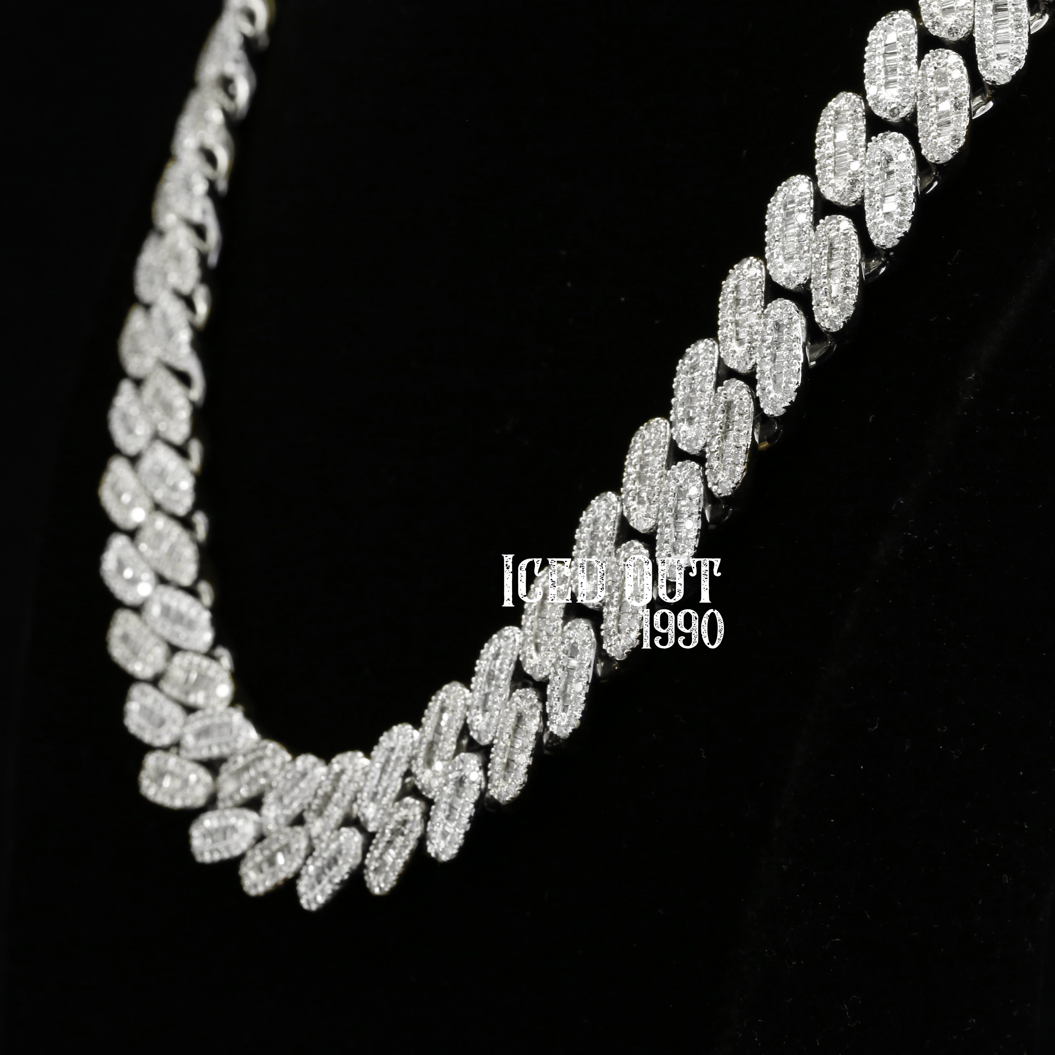 27 Carat Moissanite Diamond Iced Out Hip Hop Chain