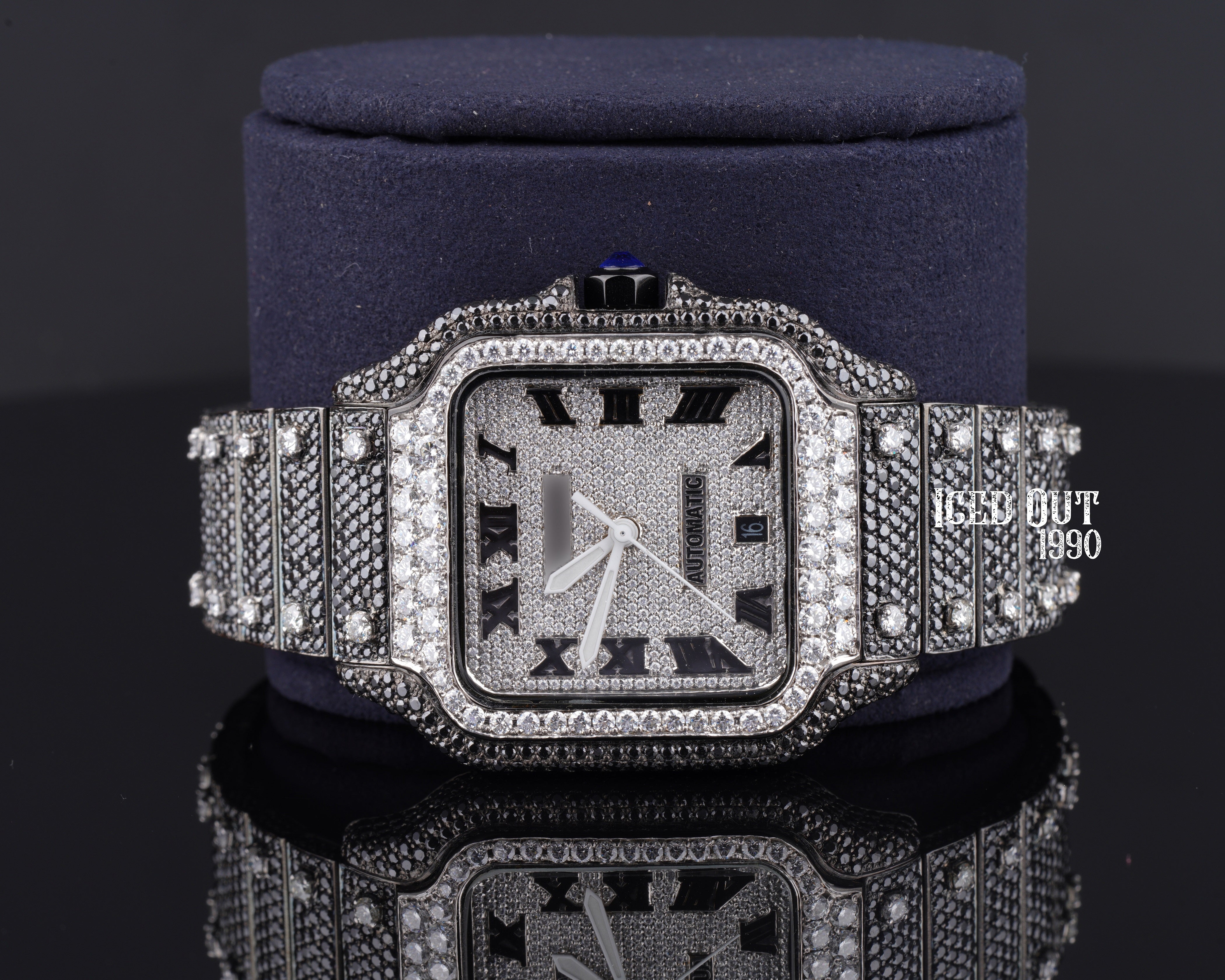 Moissanite Iced Out Hip Hop Watch For Men