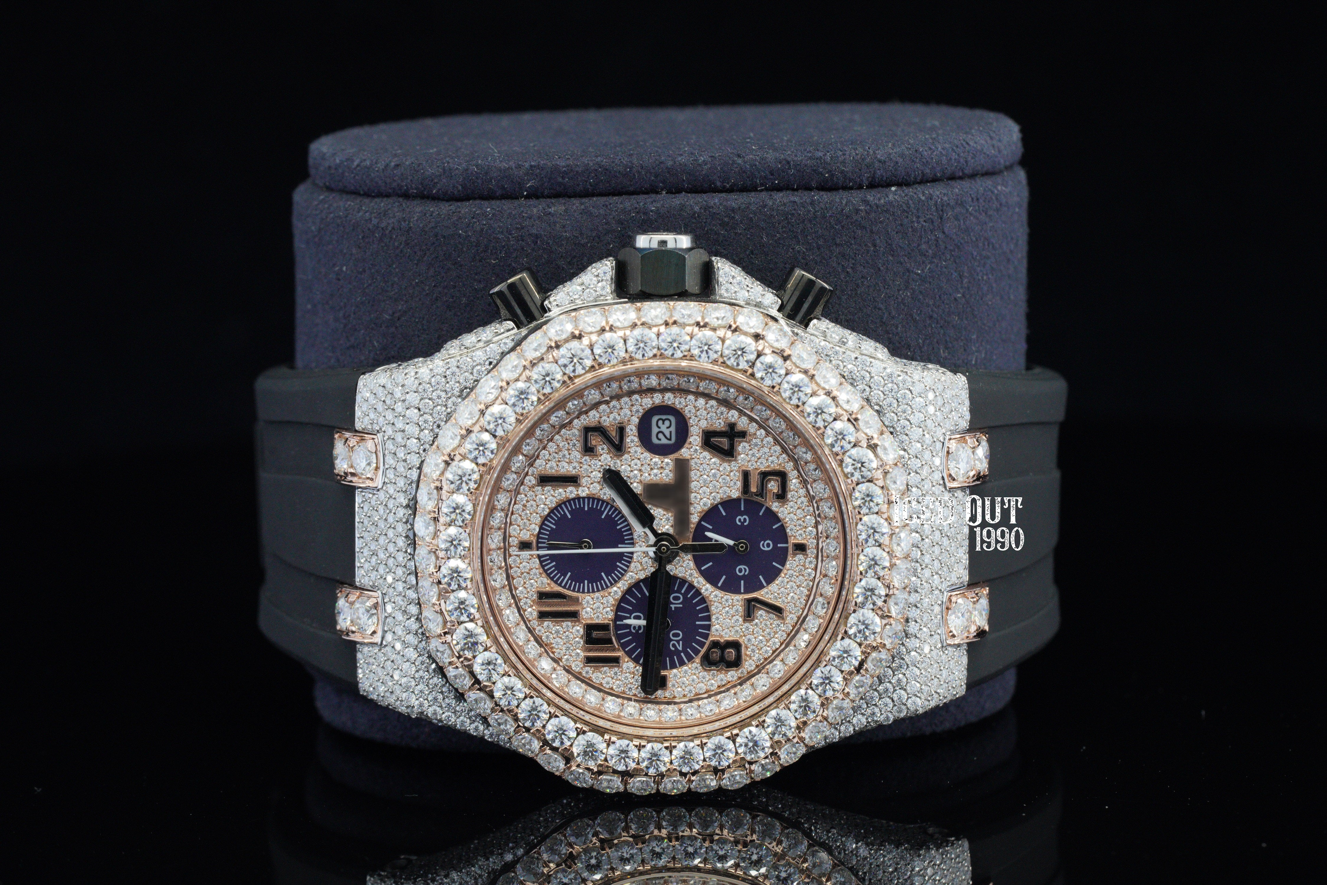 Moissanite Iced Out Hip Hop Watch For Men