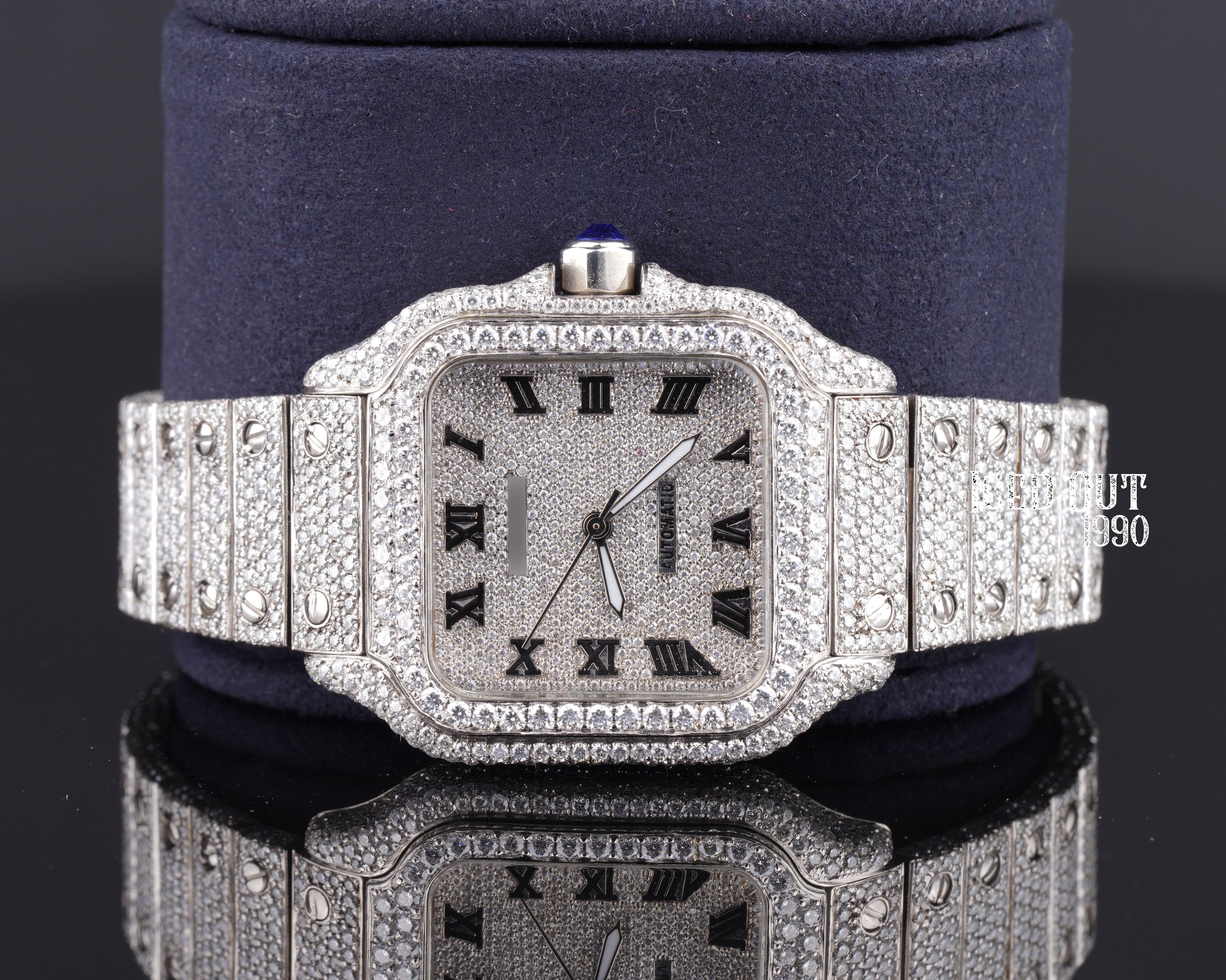 Moissanite Iced Out Hip Hop Watch For Men