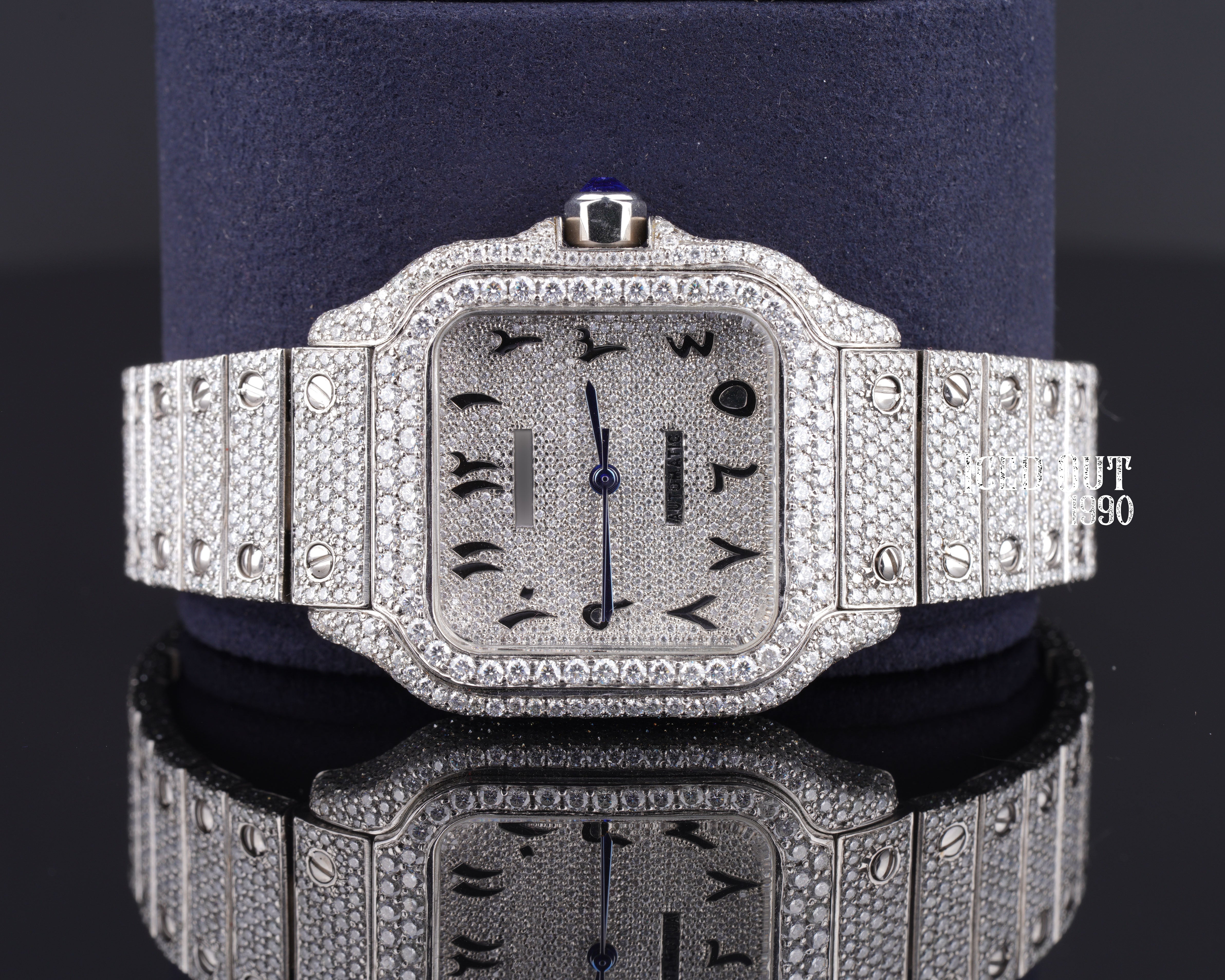 Moissanite Iced Out Hip Hop Watch For Men