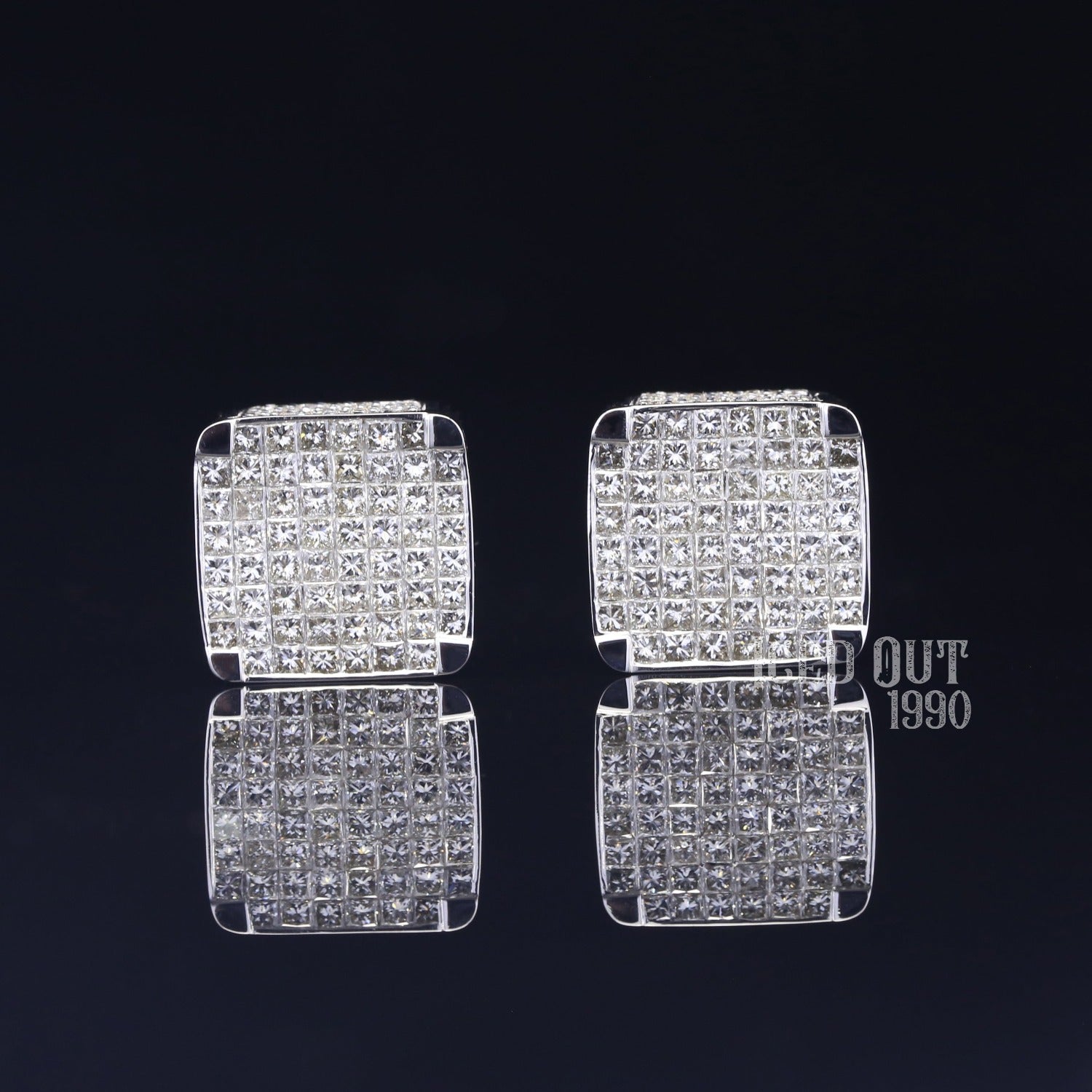 3.25 Carat Moissanite Stud Earrings