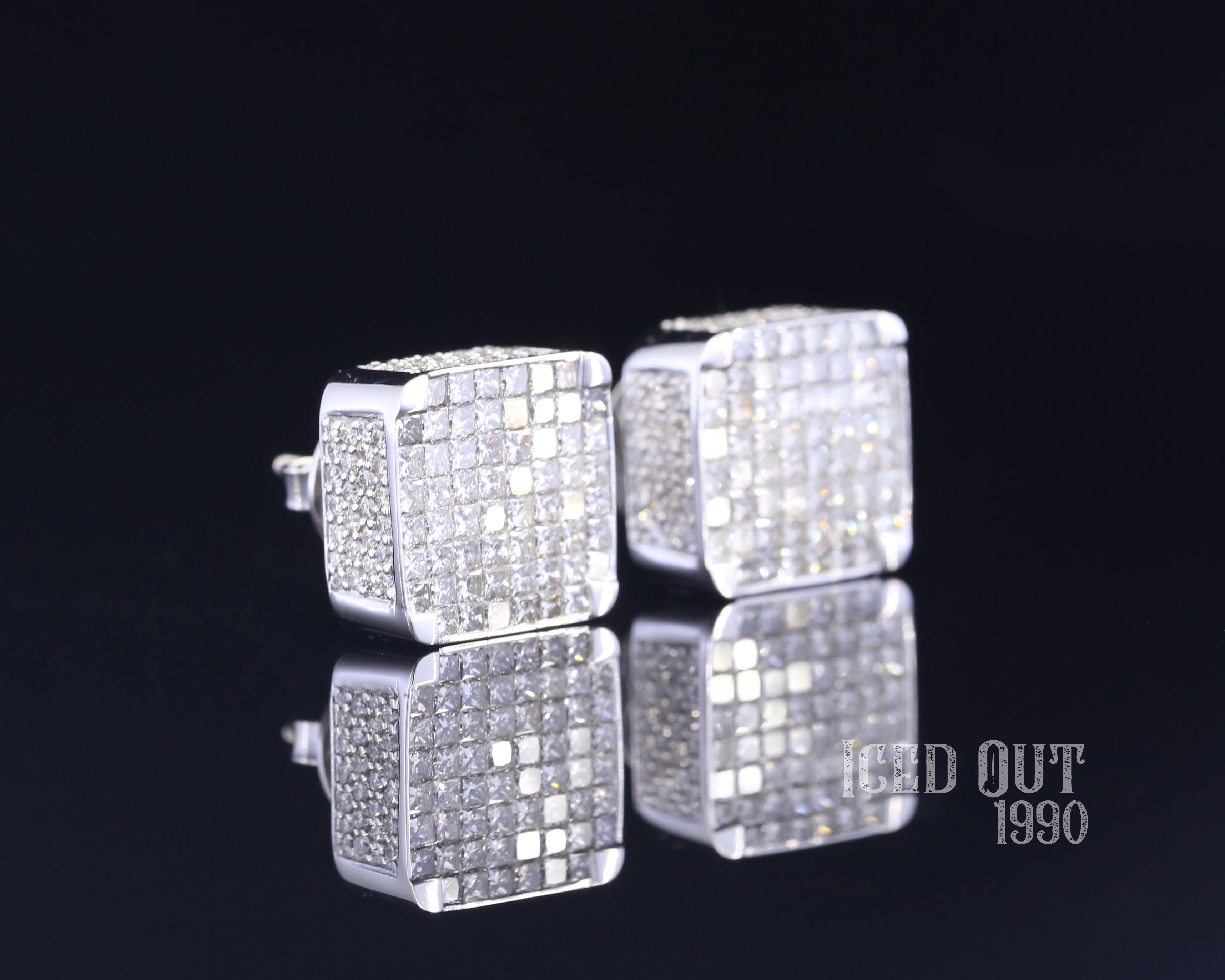 3.25 Carat Moissanite Stud Earrings