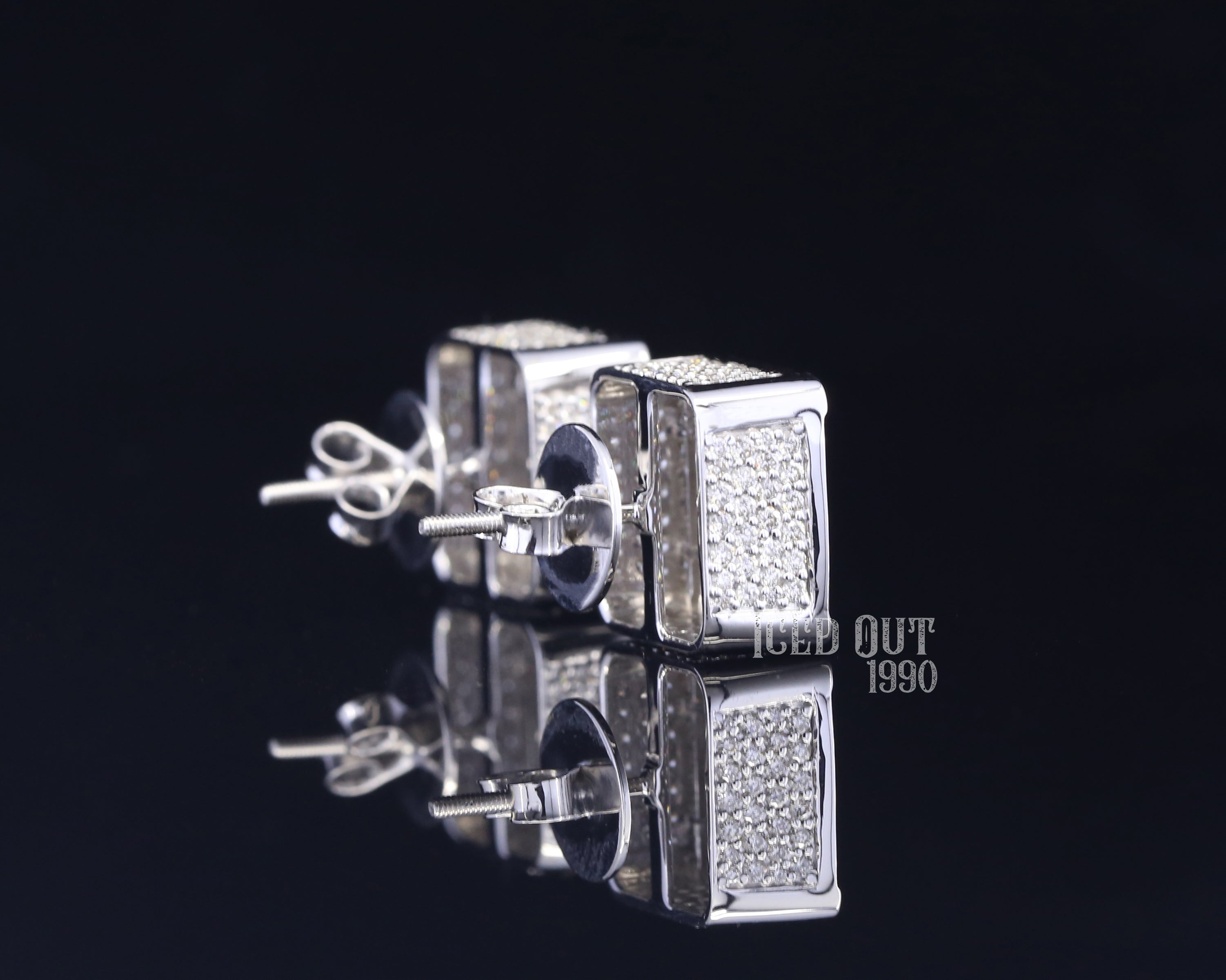 3.25 Carat Moissanite Stud Earrings