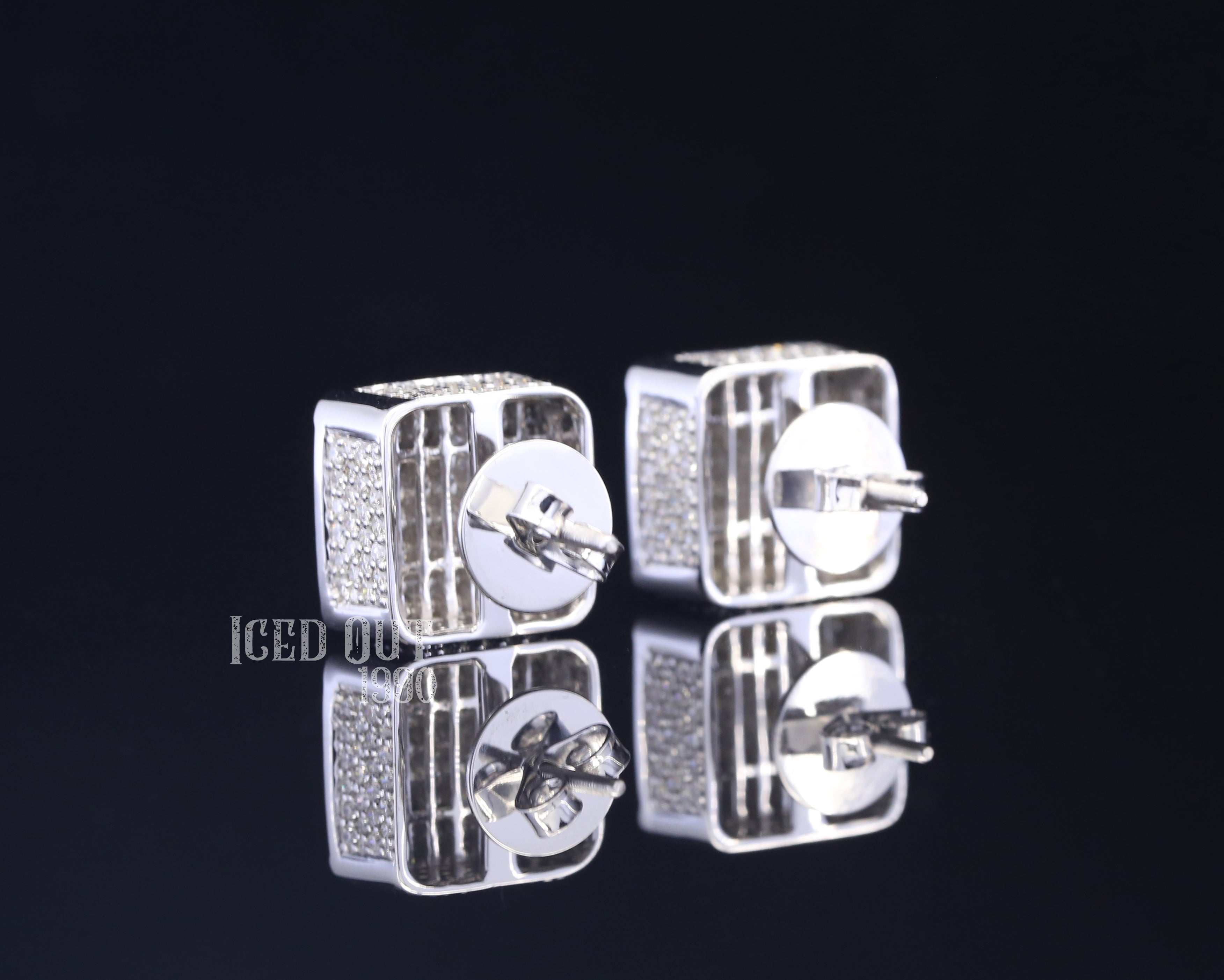 3.25 Carat Moissanite Stud Earrings