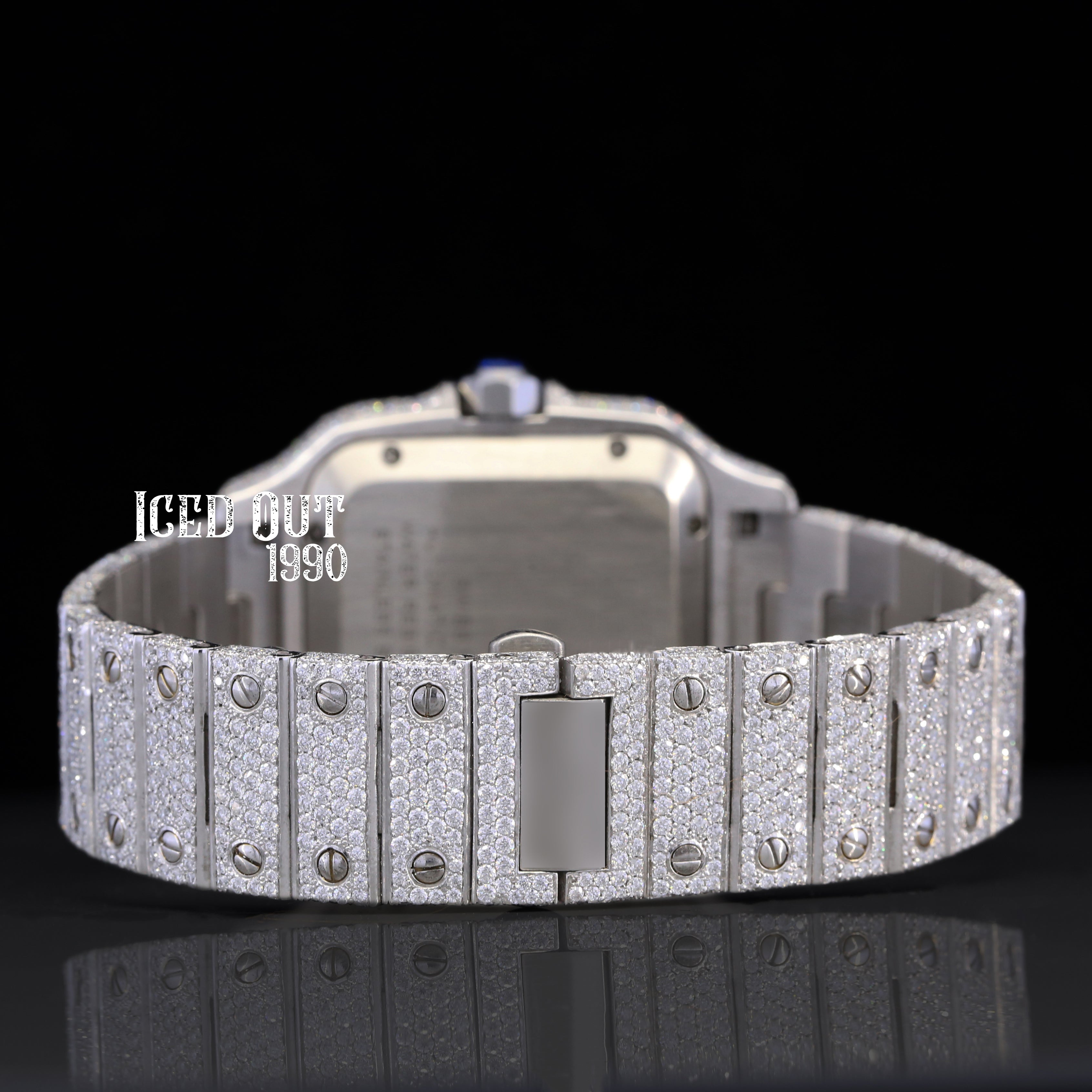 Amazing Best Iced Out Moissanite Diamond Hip Hop Watch