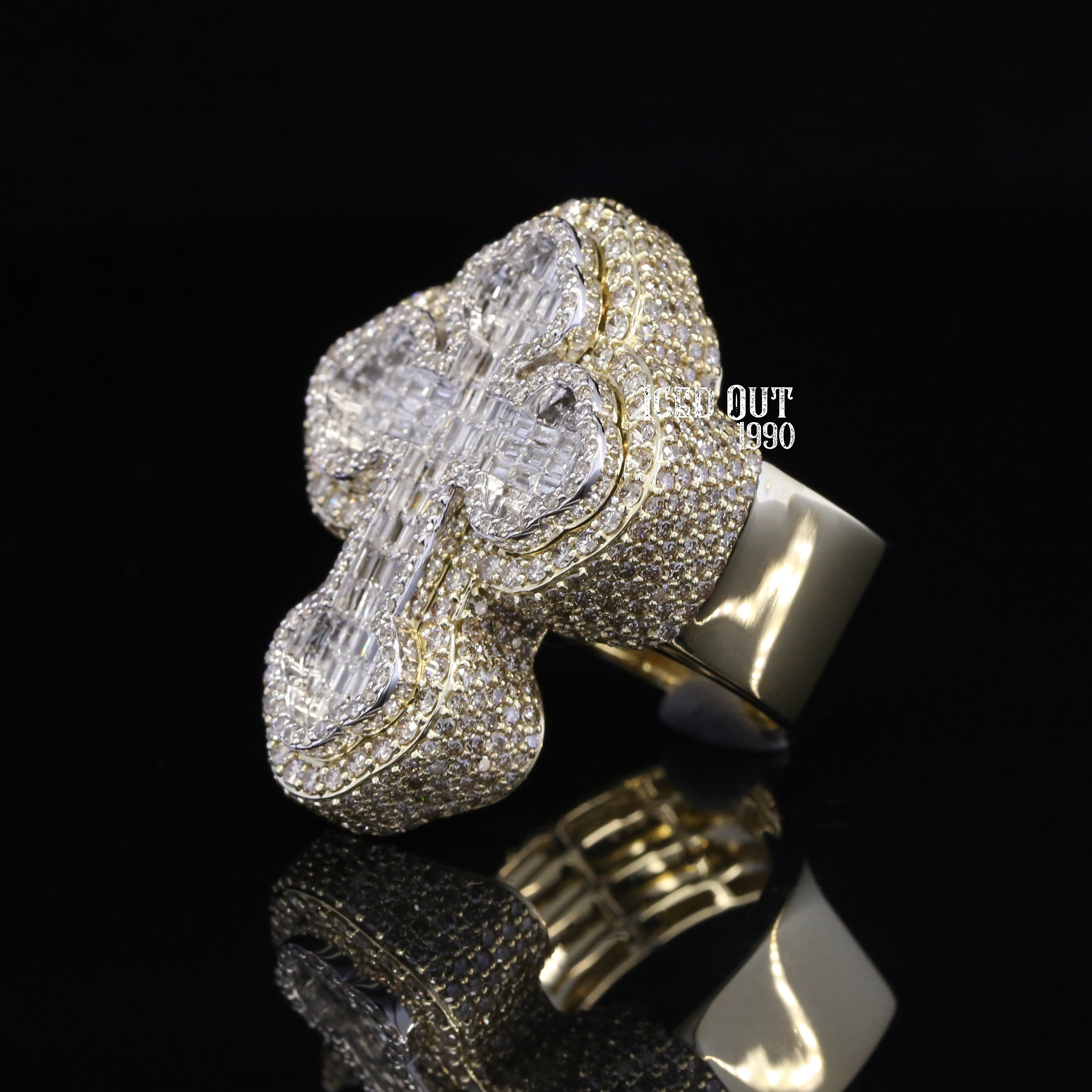 6.04 Carat Amazing Moissanite Diamond Iced Out Hip Hop Ring For Women And Men