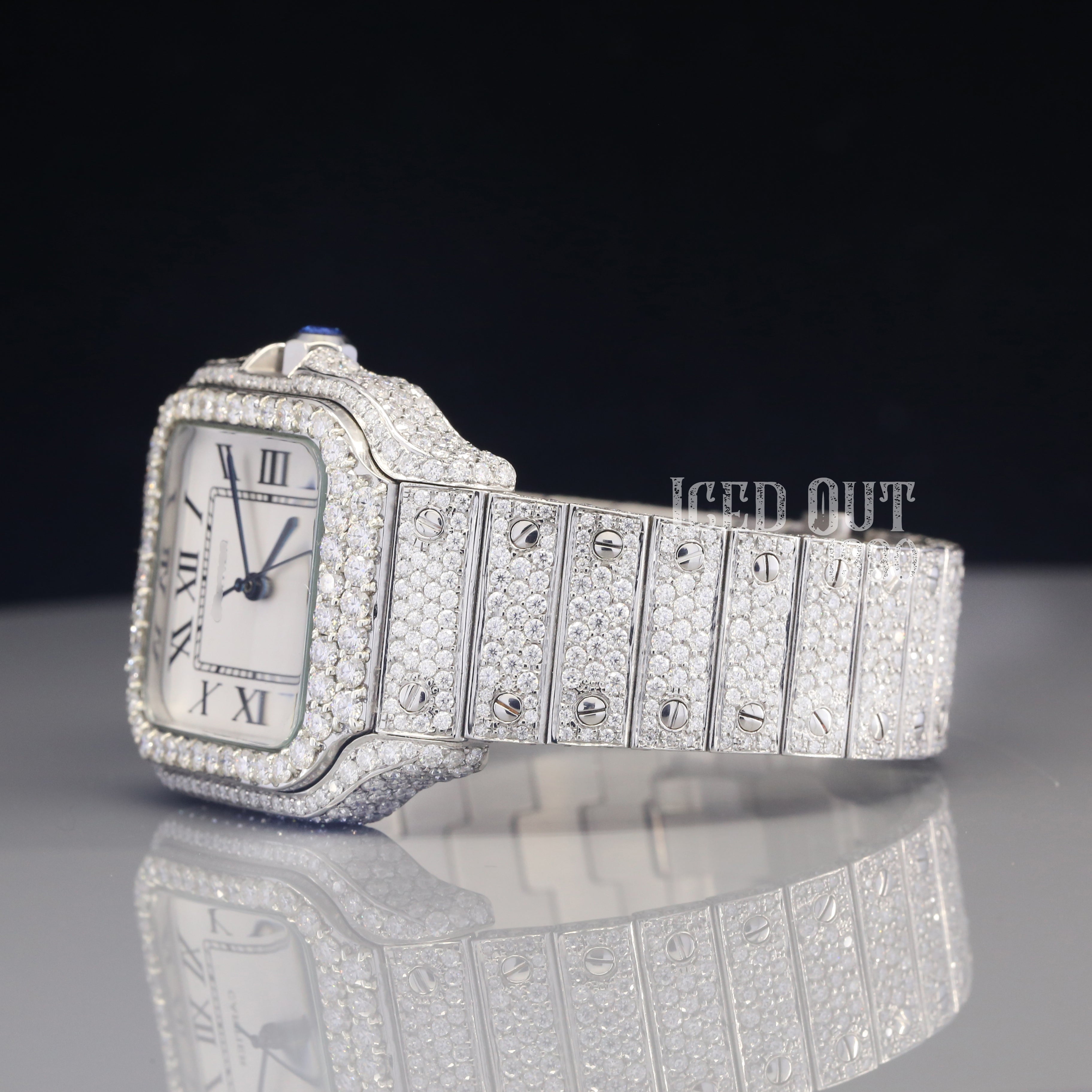 Moissanite Iced Out Hip Hop Watch For Men