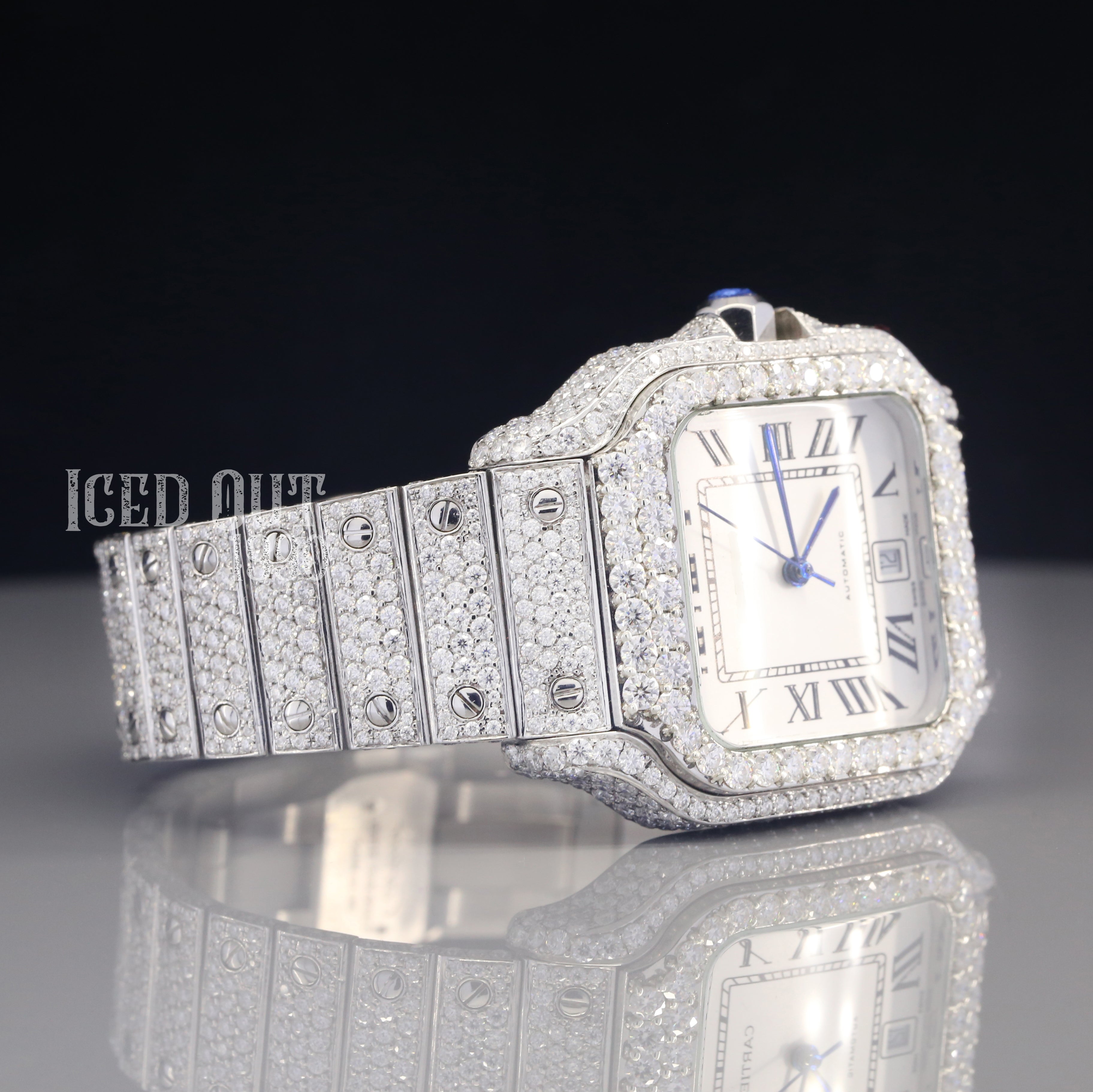 Moissanite Iced Out Hip Hop Watch For Men