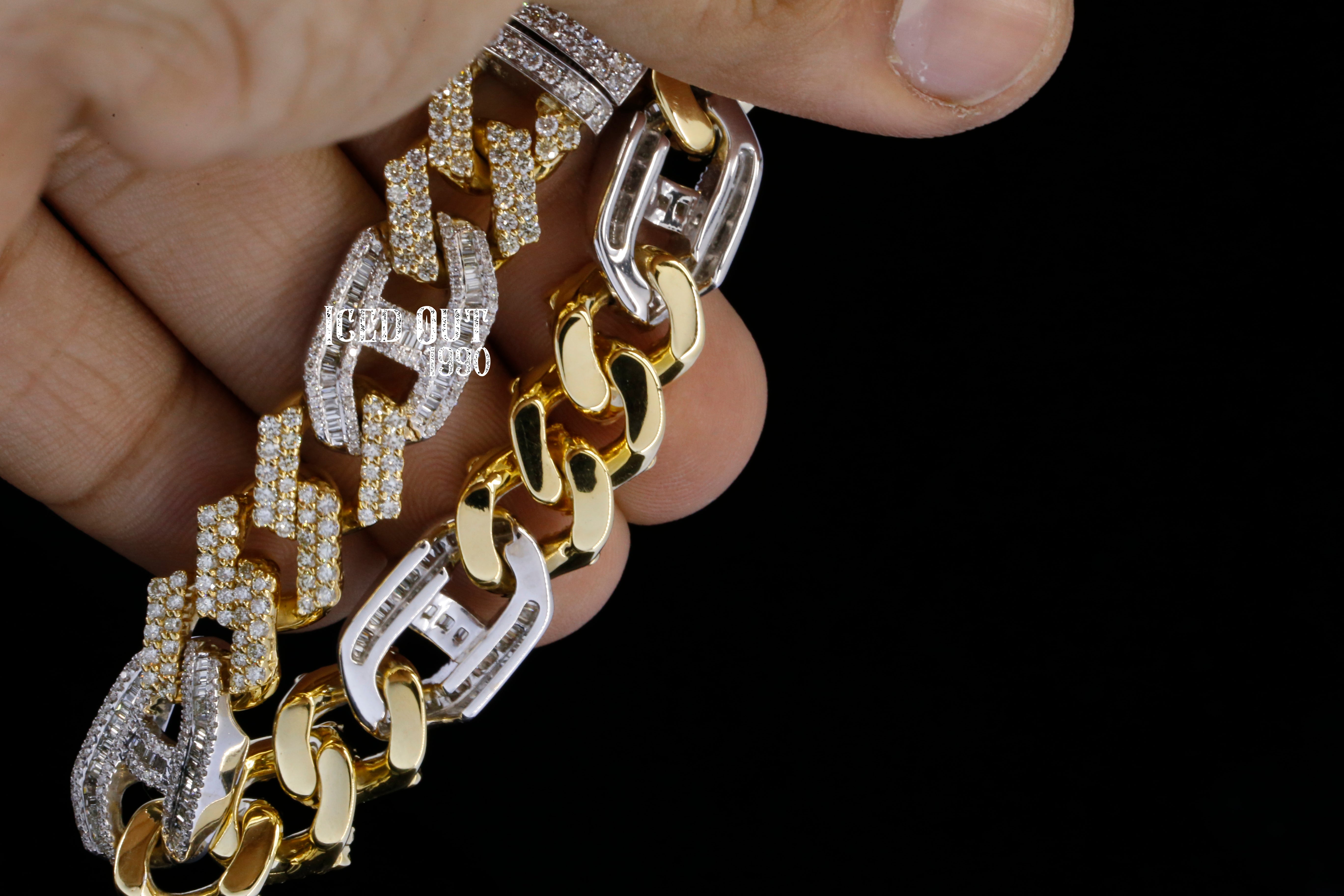 82.0 Carat Moissanite Diamond Hip Hop Iced Out Bracelet