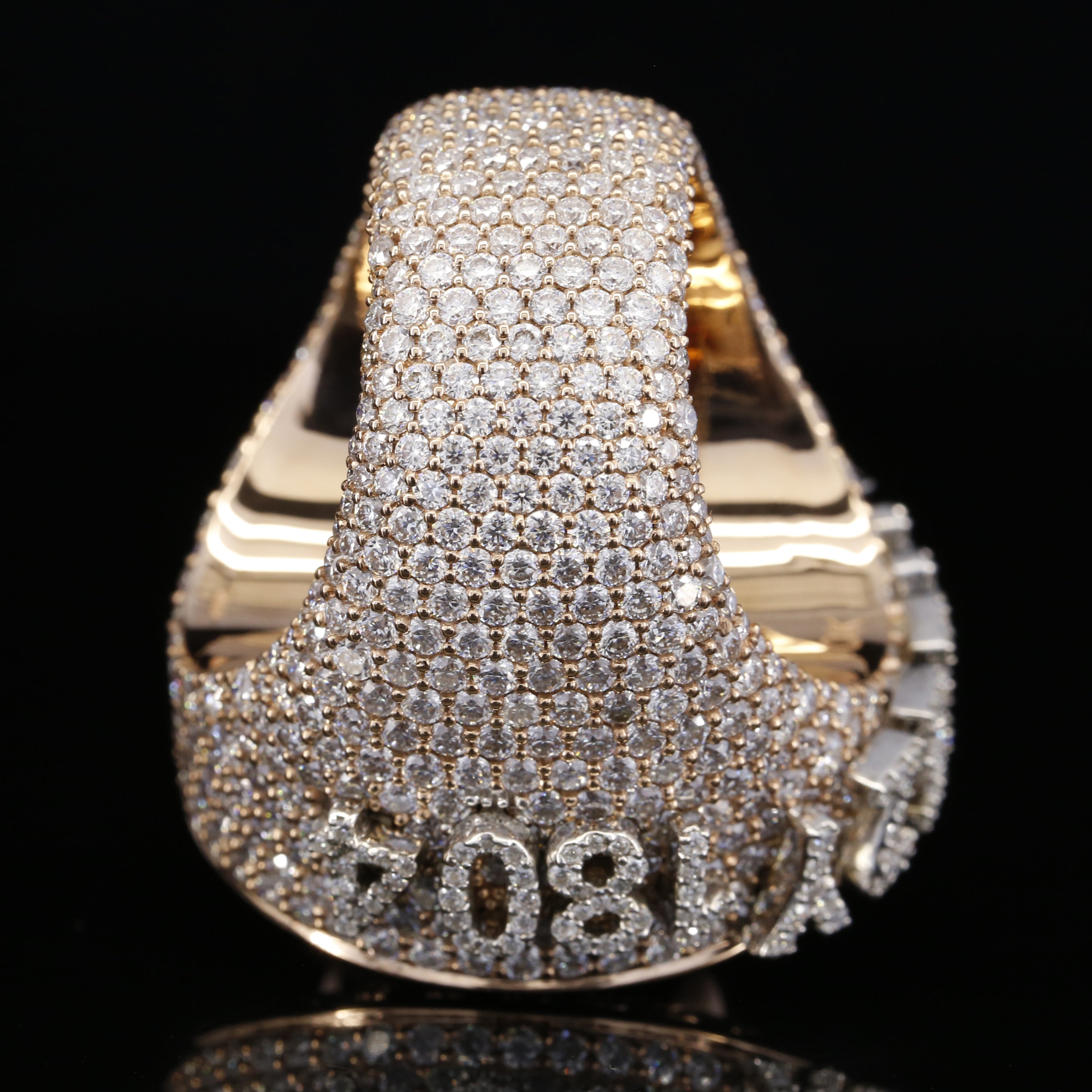 15.56 Carat Moissanite Diamond Women and Men Hip Hop Championship Ring