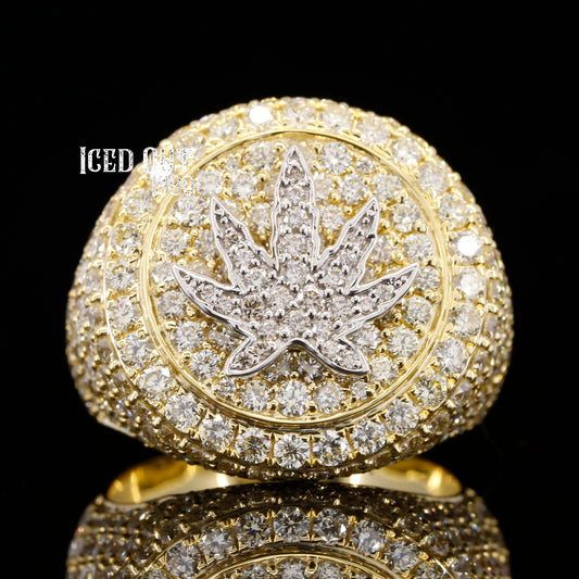 6 Carat Moissanite Diamond Iced Out Round Cut Championship Ring In Hip Hop Style For Men