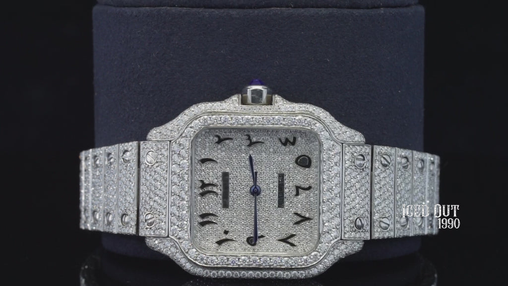 Moissanite Iced Out Hip Hop Watch For Men